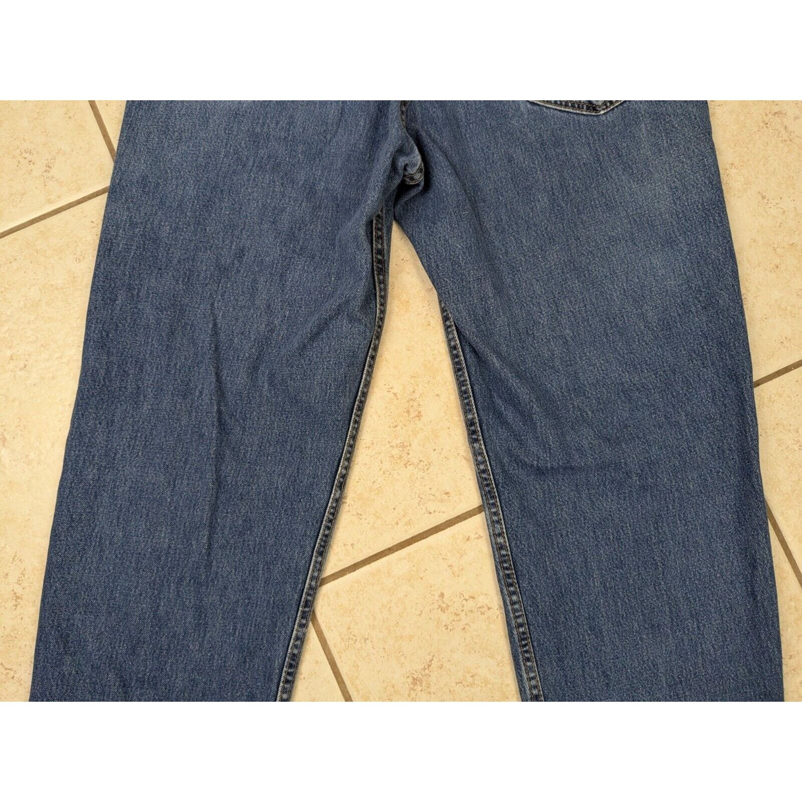 Levi's Vtg 90's Levis Jeans 550 34x32 Relaxed Fit USA Blue Denim Size US 34 / EU 50 - 14 Thumbnail