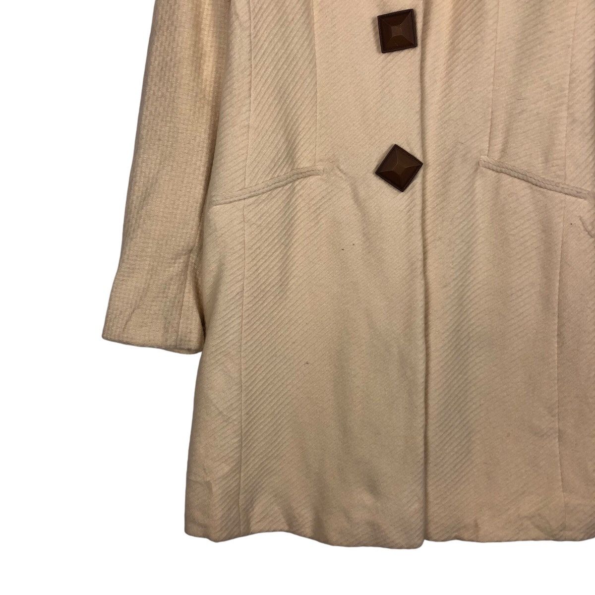 Designer × Just Cavalli 📌Just Cavalli Cream Coats Jacket Size S / US 4 / IT 40 - 5 Thumbnail