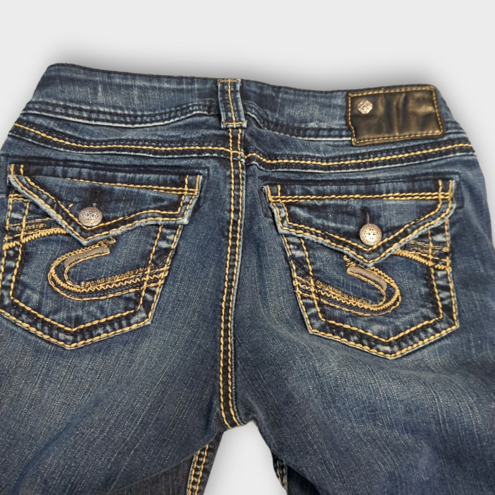 Other SILVER Suki Fluid Denim Boot Cut Jeans W26 Size 26" / US 2 / IT 38 - 3 Thumbnail