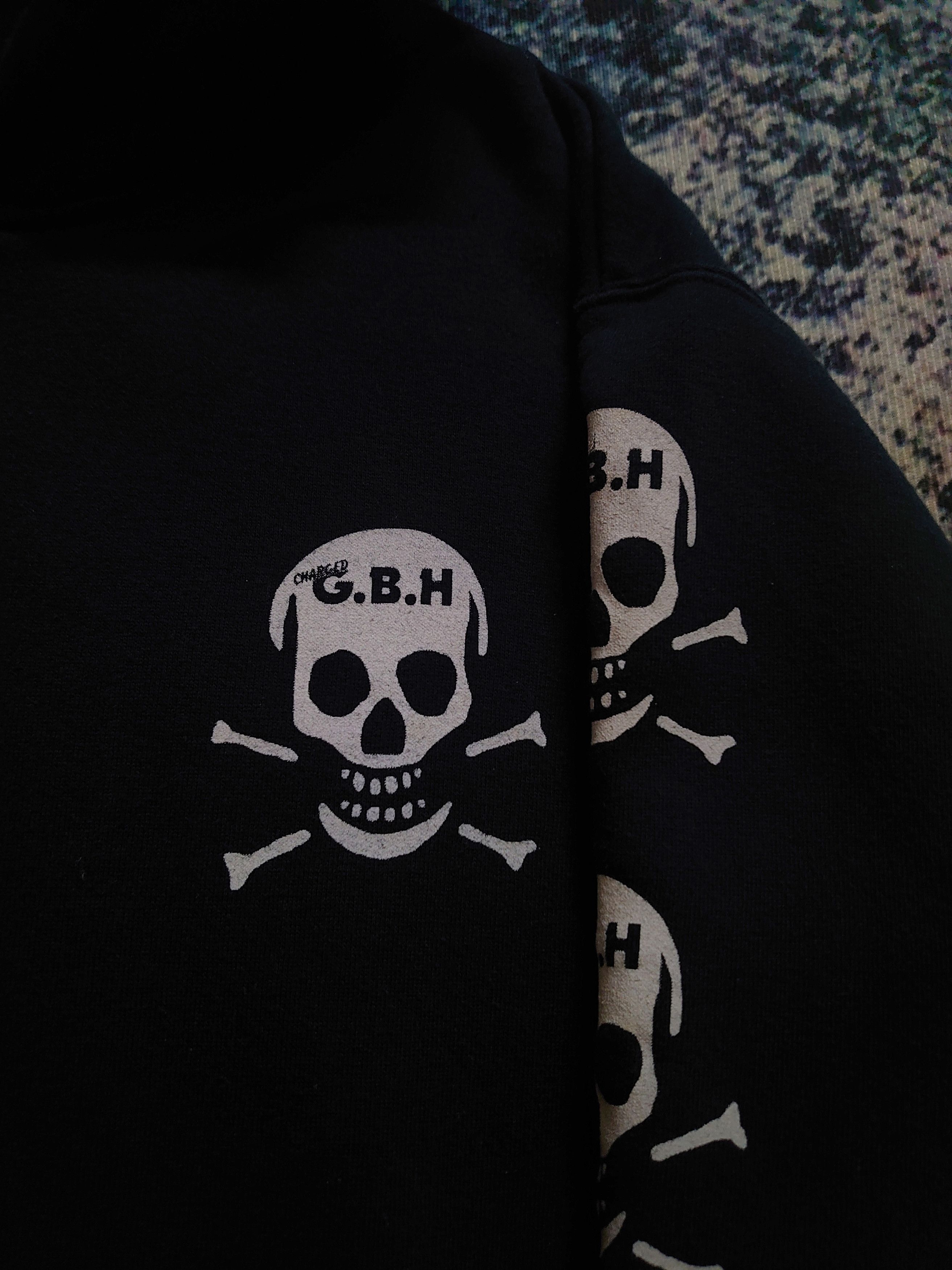 Vintage Vtg Charged GBH sleeve logo punk rock band hoodie Size US S / EU 44-46 / 1 - 3 Thumbnail