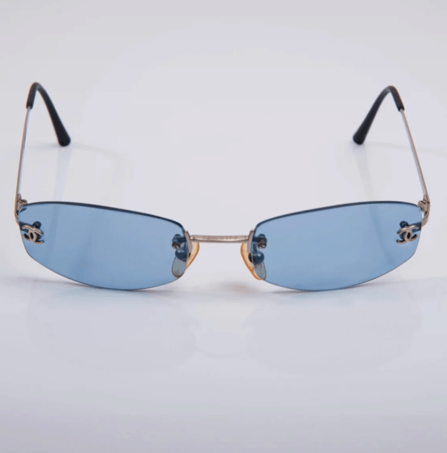 Chanel CHANEL Sunglasses 4002 Silver 5076 CC 4017 Size ONE SIZE - 2 Thumbnail