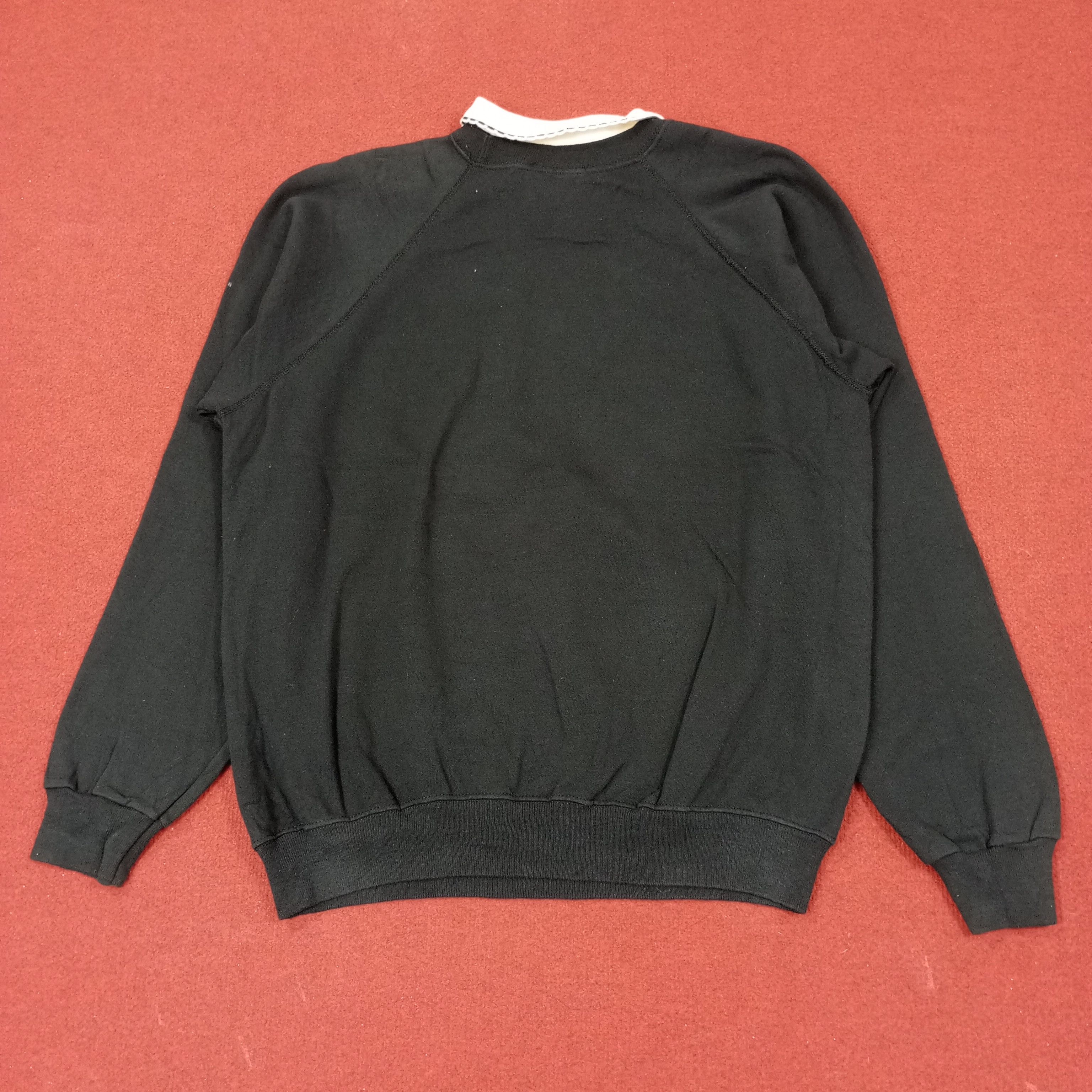 Other Zig Zag Flowers Design Vintage Collar Sweatshirt c233n20 Size US L / EU 52-54 / 3 - 4 Thumbnail