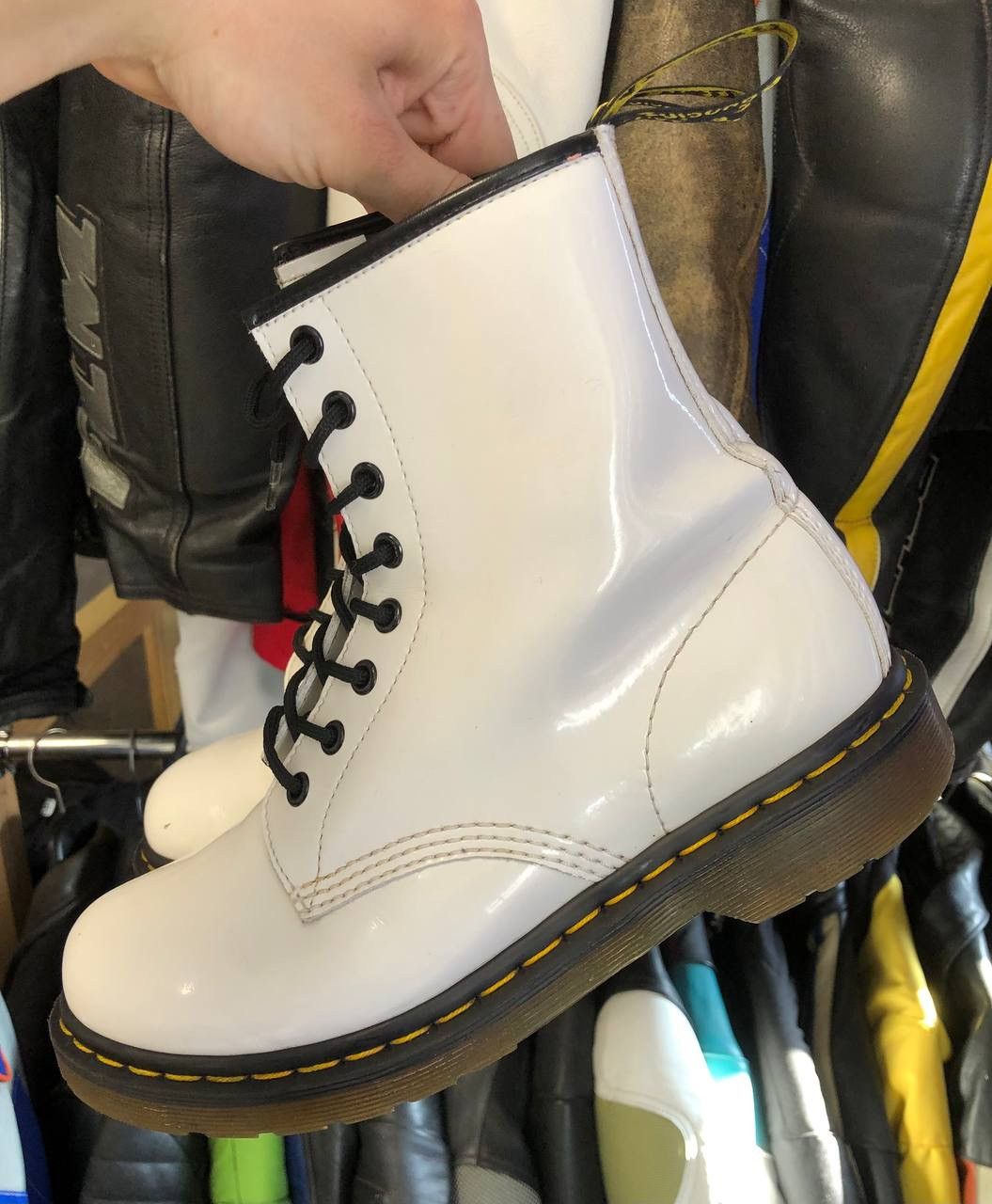 Dr. Martens Dr Martens Leather Boots Size US 8.5 / IT 38.5 - 3 Thumbnail