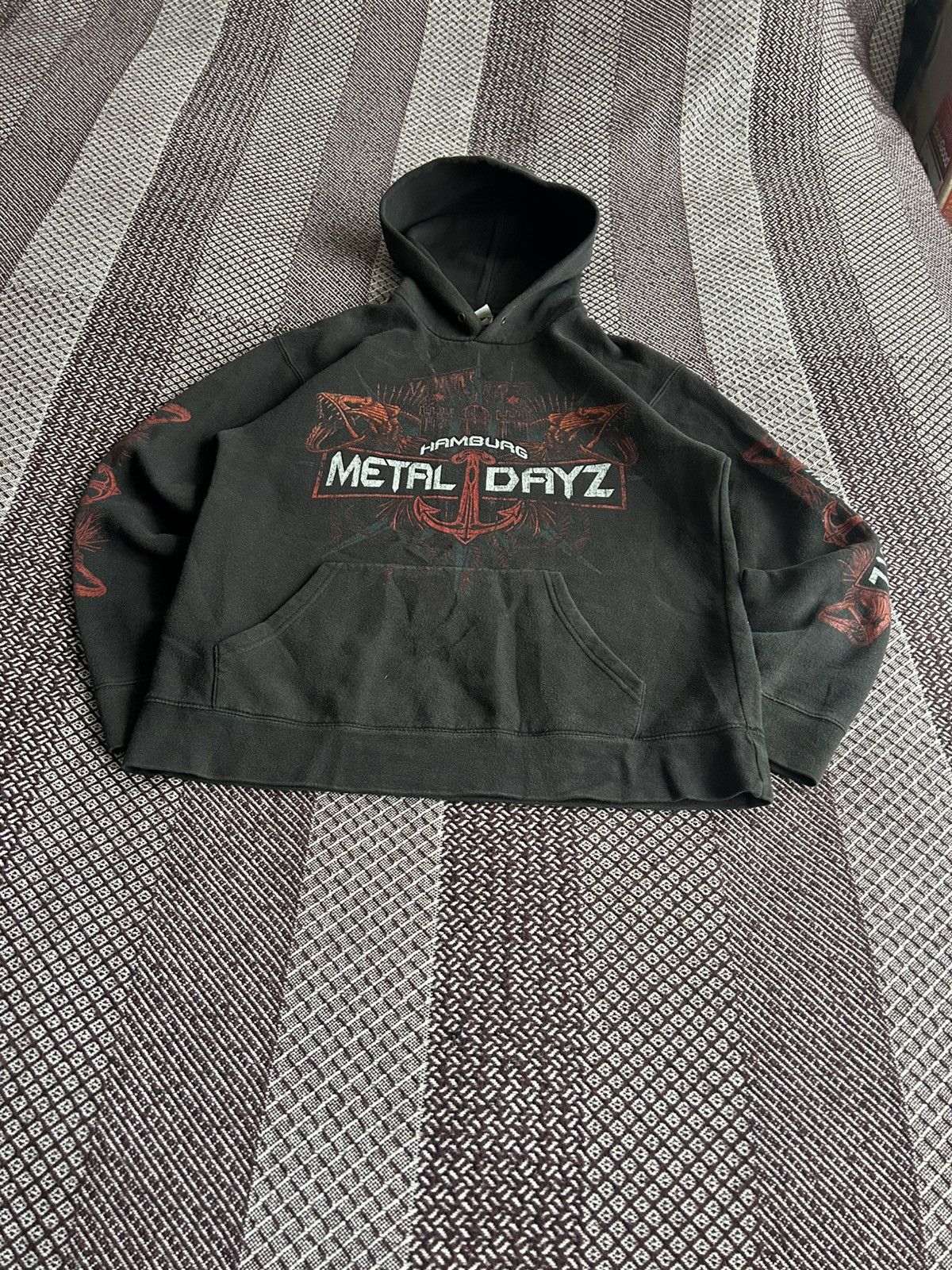 Vintage Vintage Metal Dayz Overprint Hoodie Merch 00s Size M Rare Size US M / EU 48-50 / 2 - 3 Thumbnail