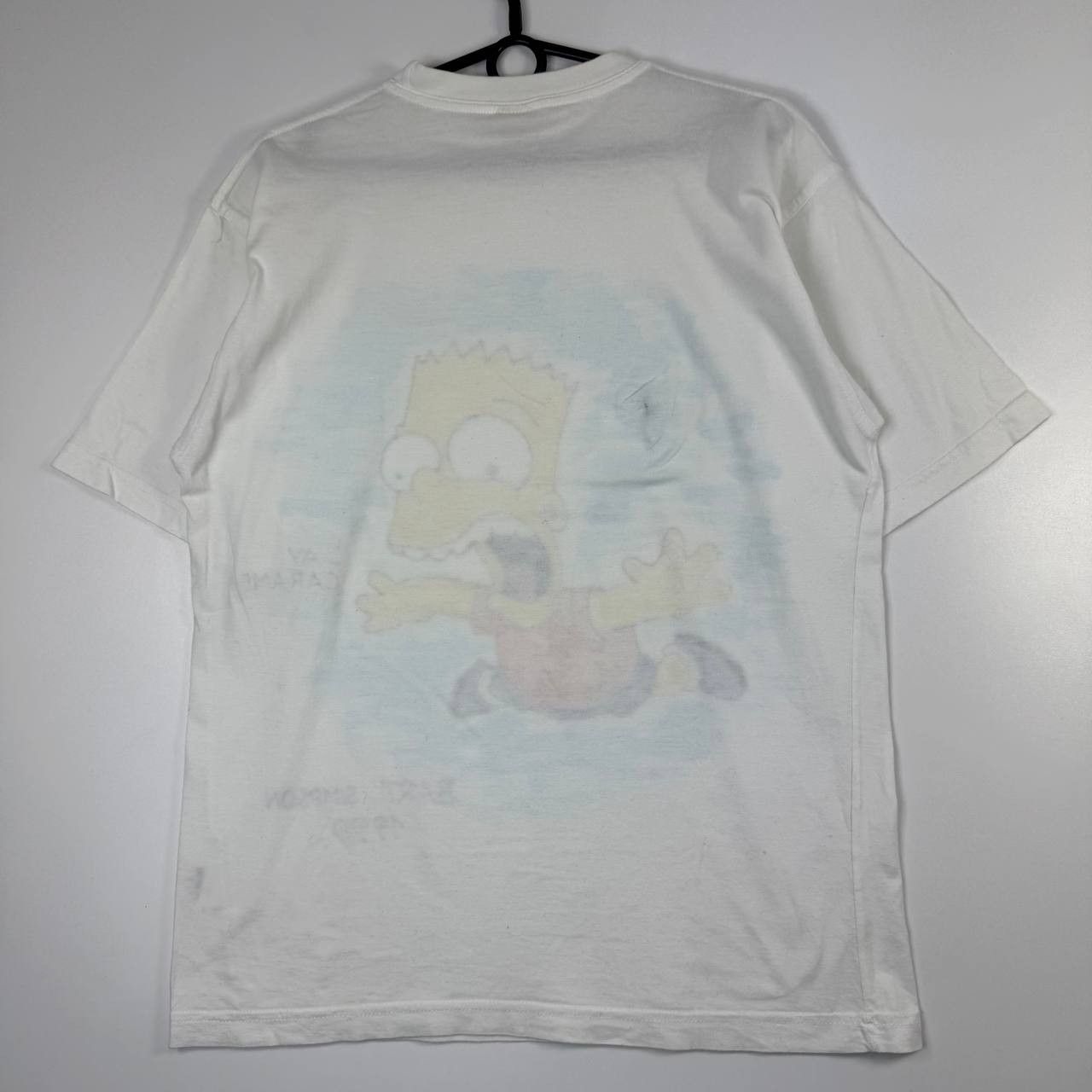 Other Vintage Bart Simpson Ay Caramba Graphic T-Shirt White Size S Size US S / EU 44-46 / 1 - 8 Thumbnail