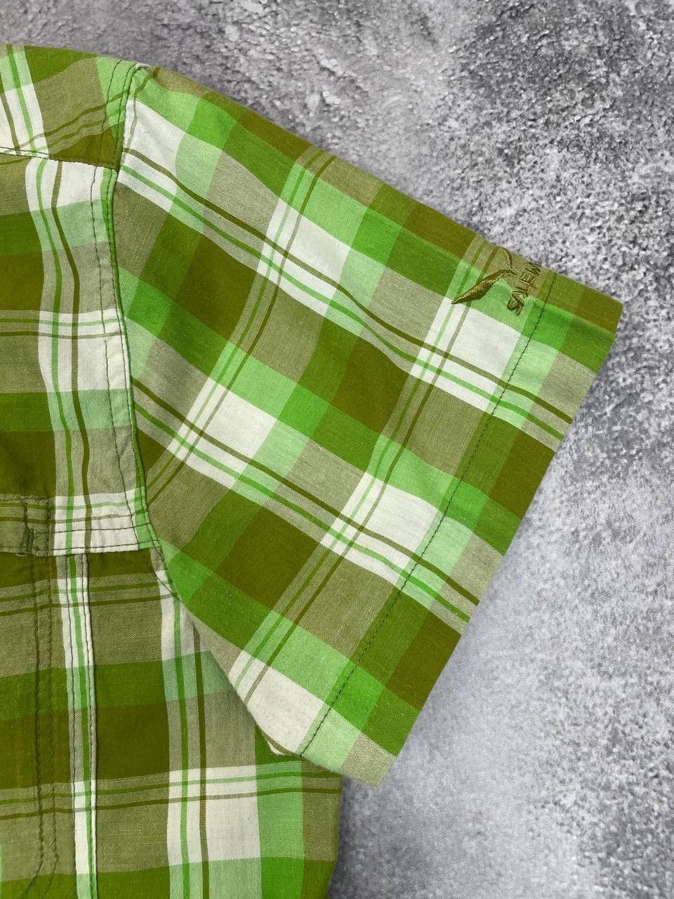SALEWA Salewa Men Plaid Short Sleeve Shirt Green Size XL Size US XL / EU 56 / 4 - 4 Thumbnail
