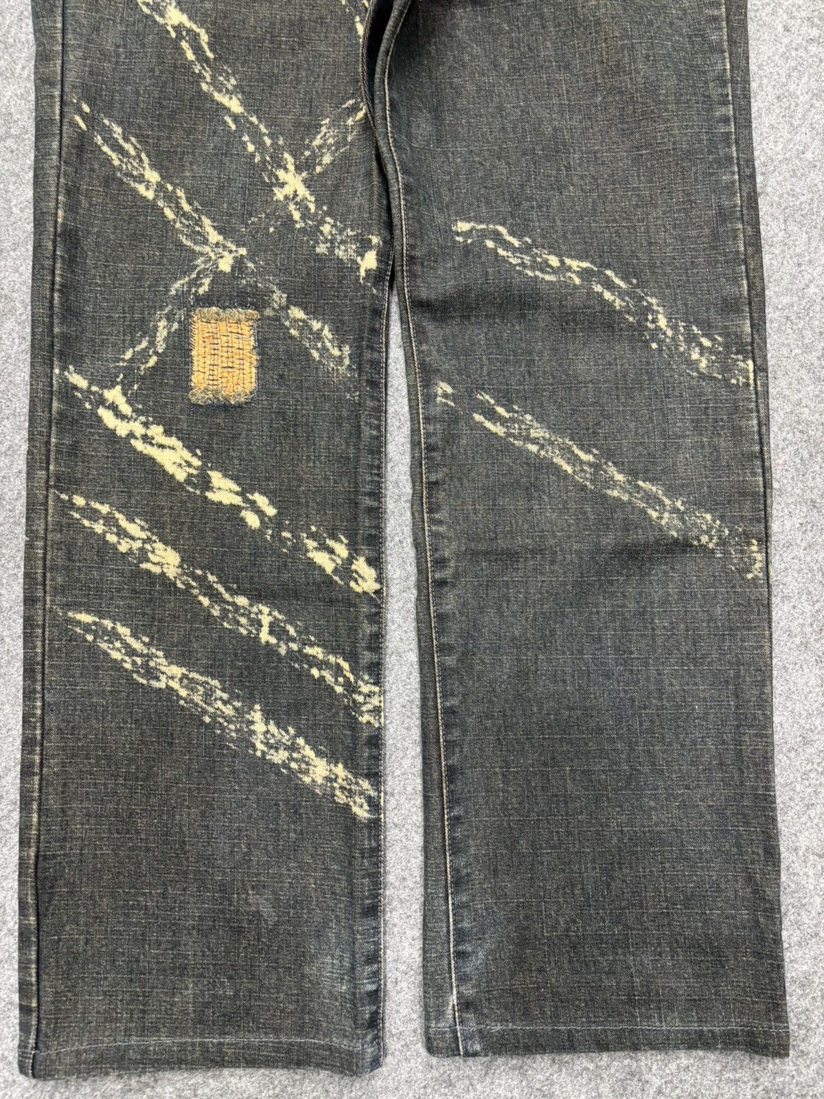 Designer 💥MODERM Samurai Slash MudWash Rusty Distressed Denim F675 Size US 32 / EU 48 - 7 Thumbnail