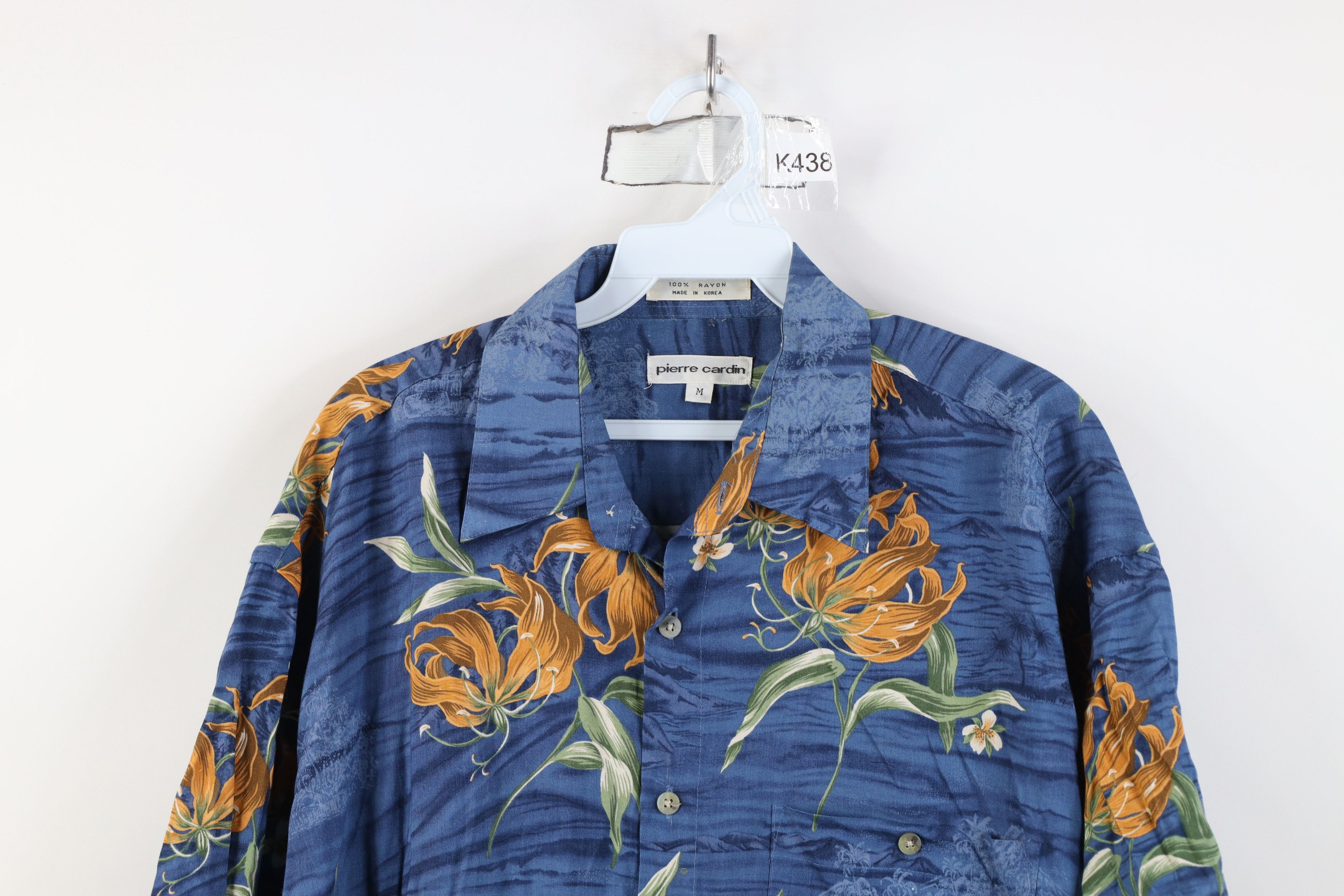 Vintage Vintage 90s Streetwear Gabardine Hawaiian Button Shirt Size US M / EU 48-50 / 2 - 2 Thumbnail