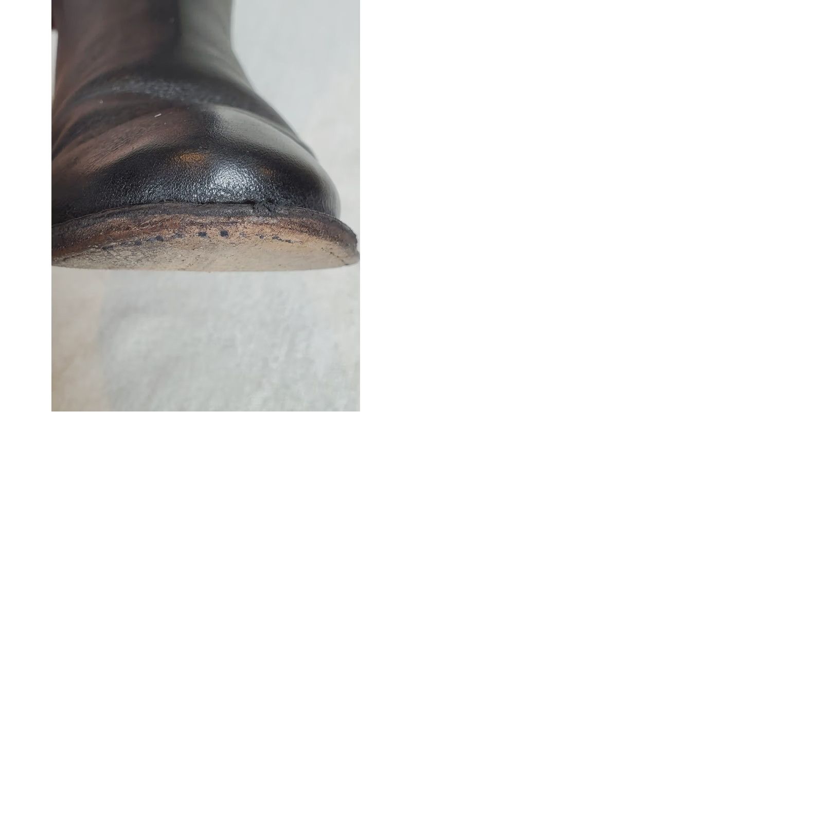 Frye FRYE Paige Tall Riding Boots Black Leather Knee High Mexico 77535 Women's US 7 C Size US 7 / IT 37 - 10 Thumbnail