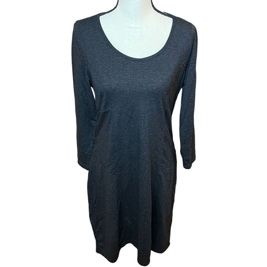 Prana prAna Soskia Heathered Gray Wool Blend Shirt Dress Sz M Size M / US 6-8 / IT 42-44 - 2 Thumbnail
