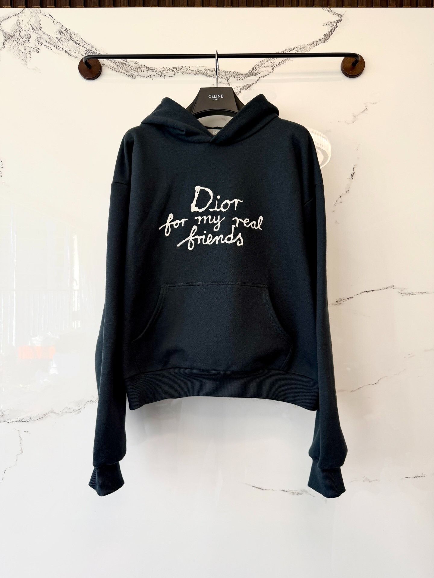 Dior Dior Hylton Embroidered Hoodie Size S Size S / US 4 / IT 40 - 1 Thumbnail