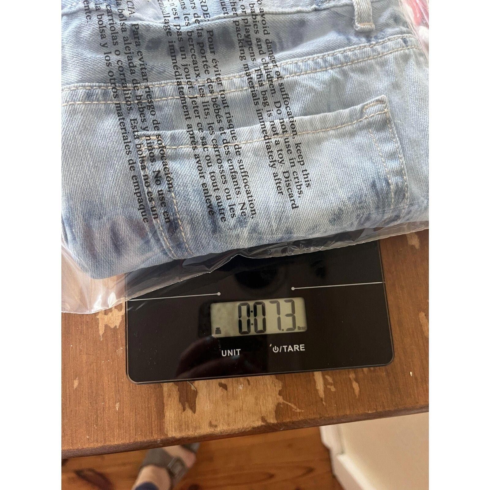 Designer Stylish Tie-Dye Denim Shorts - Size 14 Size 24" / US 00 / IT 34 - 4 Thumbnail