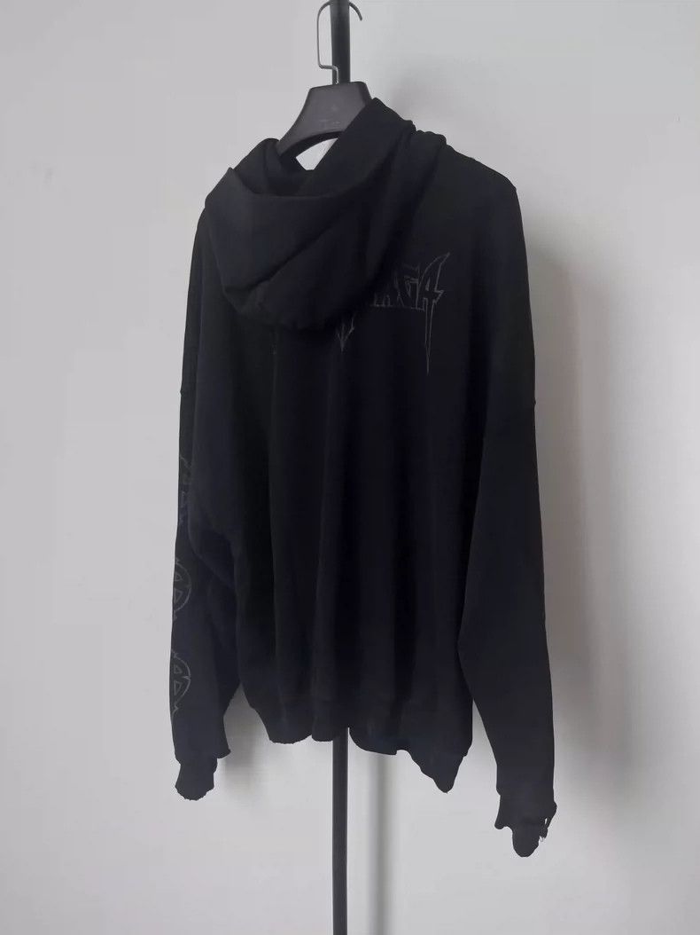 Balenciaga Balenciaga Solid hooded pleated long-sleeve sweatshirt Size US S / EU 44-46 / 1 - 2 Thumbnail