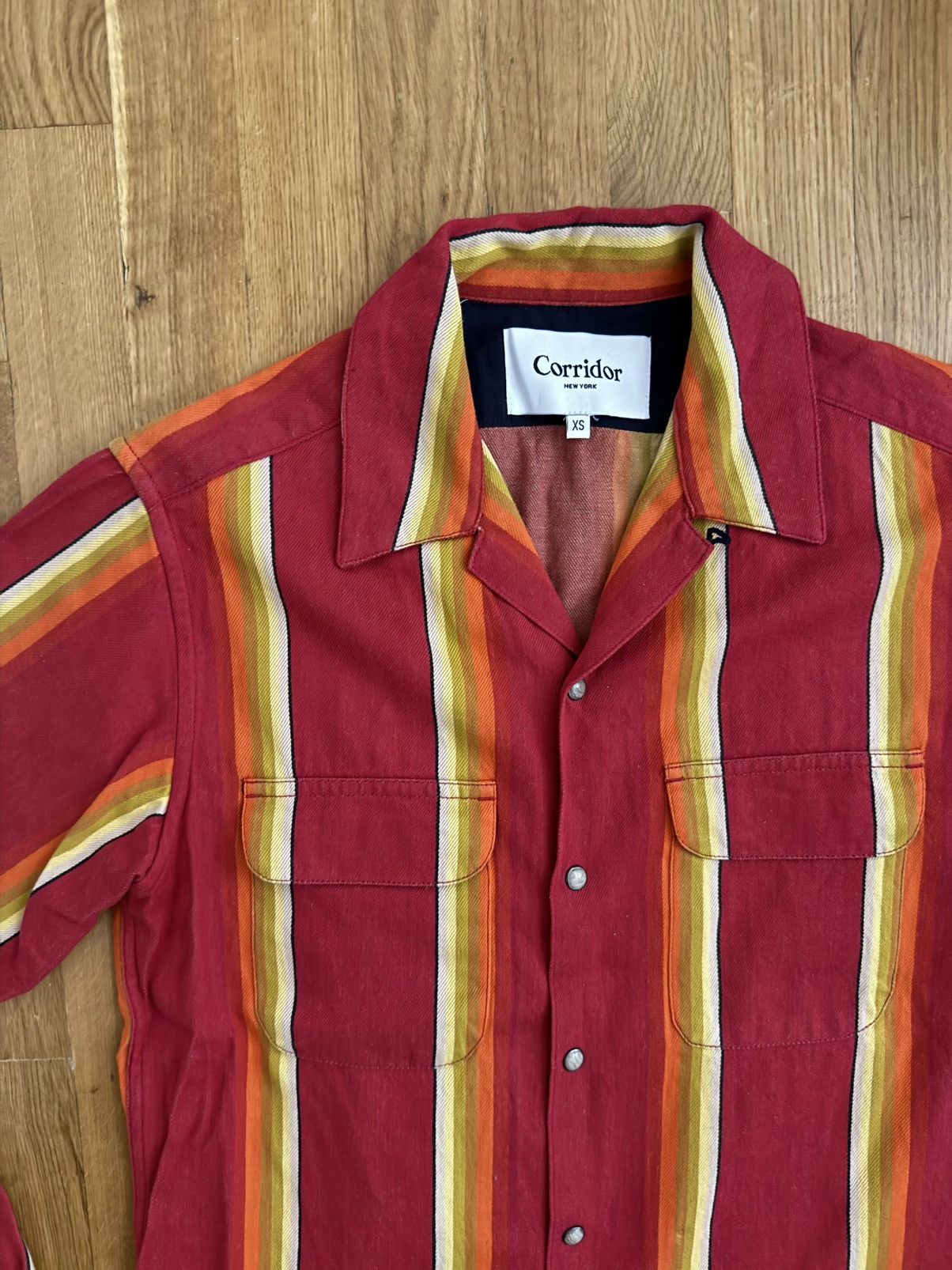 Corridor Corridor Big Energy Stripe Hot Rod XS NWT Size US XS / EU 42 / 0 - 2 Thumbnail