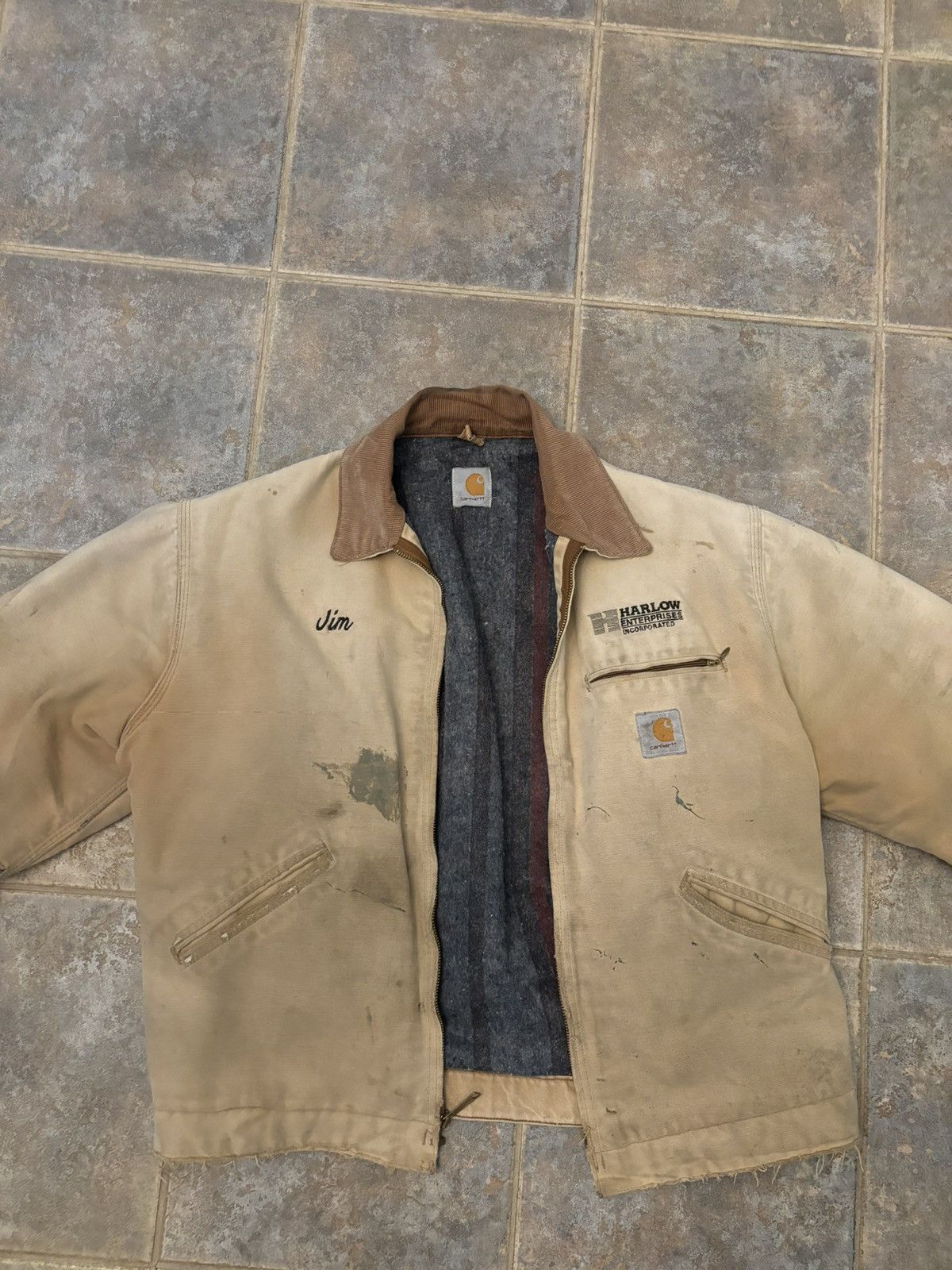 Carhartt × Vintage Vintage 1980s Distressed Carhartt Detroit Jacket Size US M / EU 48-50 / 2 - 1 Thumbnail