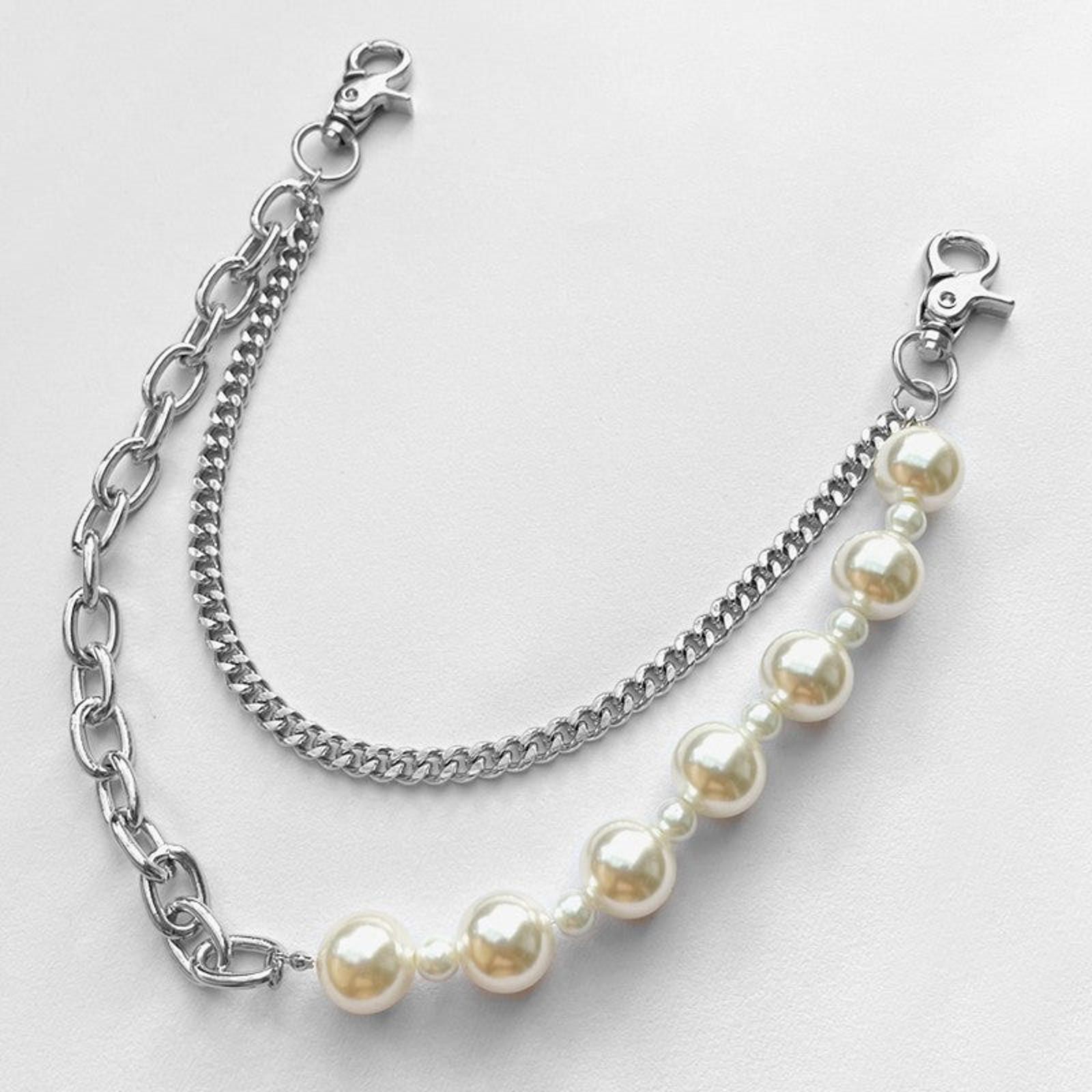 Vintage Pearl Street Wallet Chain, Pants Chain Size ONE SIZE - 4 Thumbnail