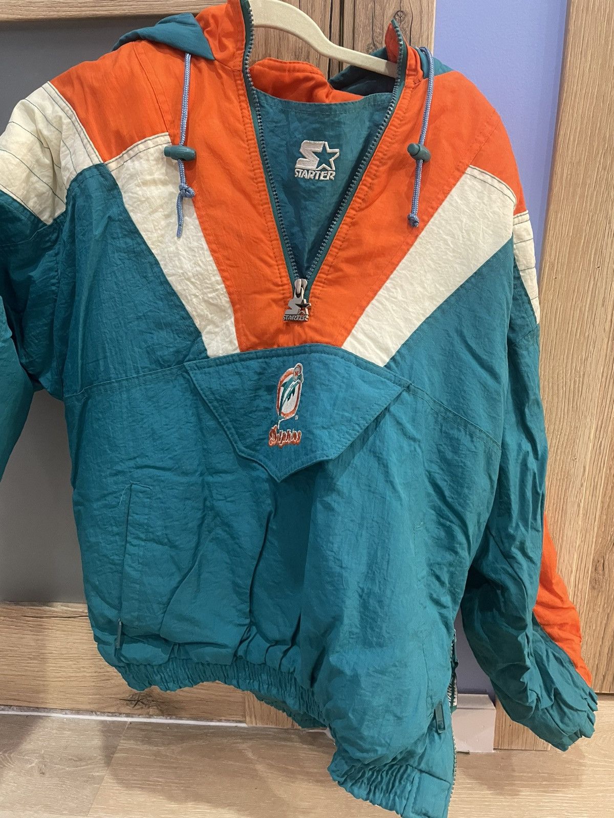 Starter Miami Dolphins Starter Jacket Size US XS / EU 42 / 0 - 1 Thumbnail