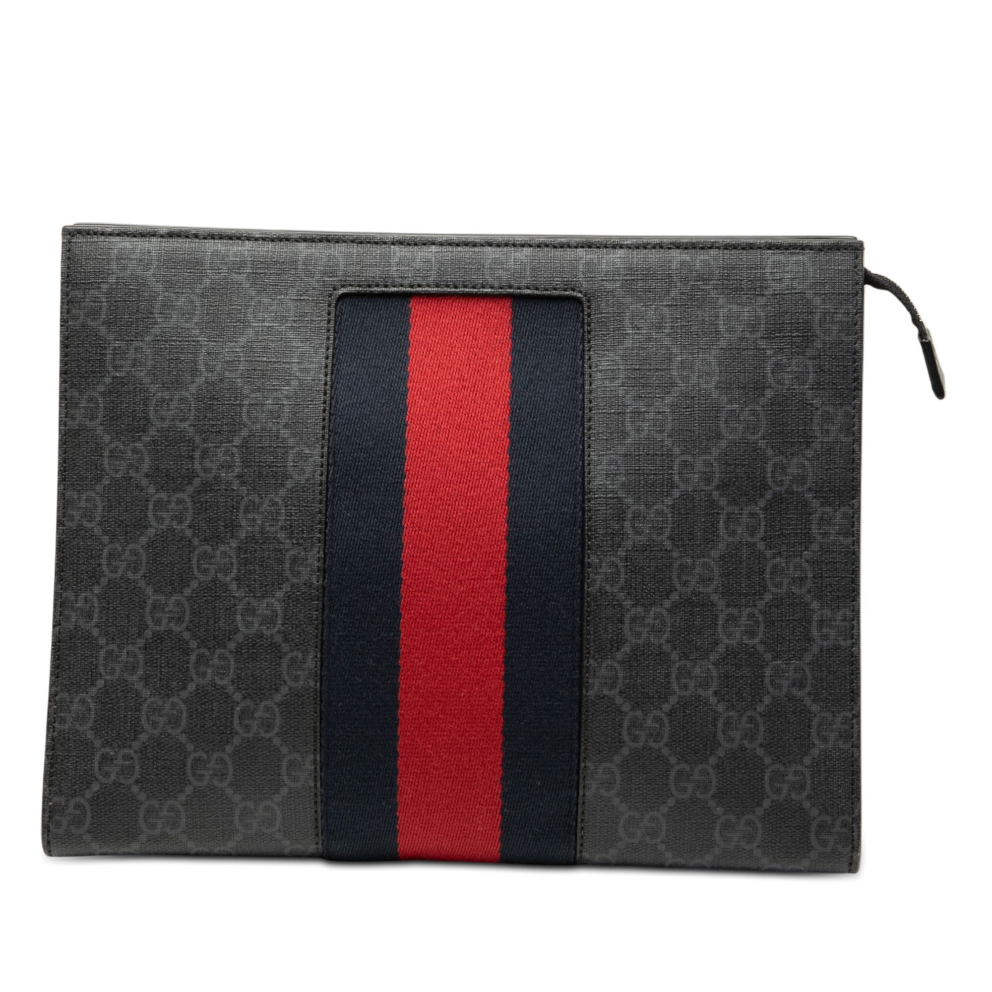 Gucci GG Supreme Web Clutch