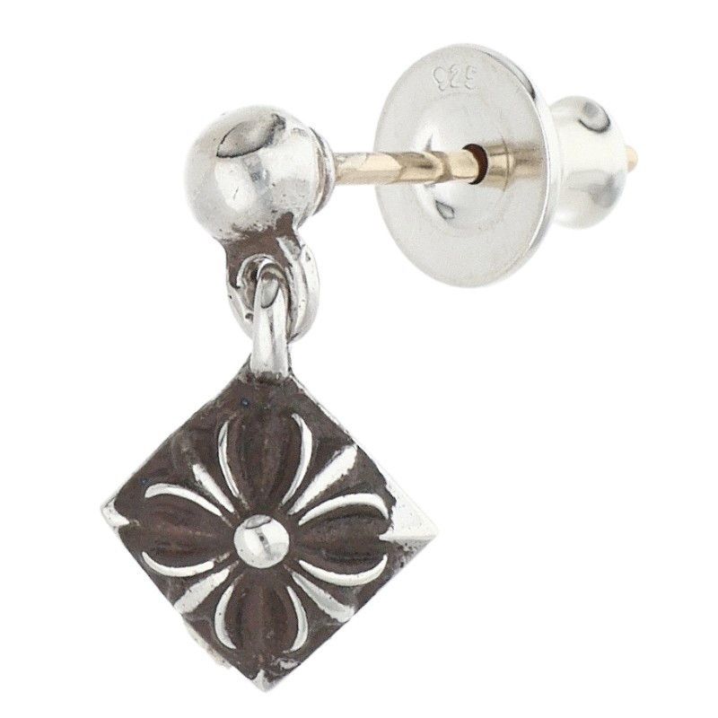 Chrome Hearts Chrome hearts pyramid plus earring | Grailed