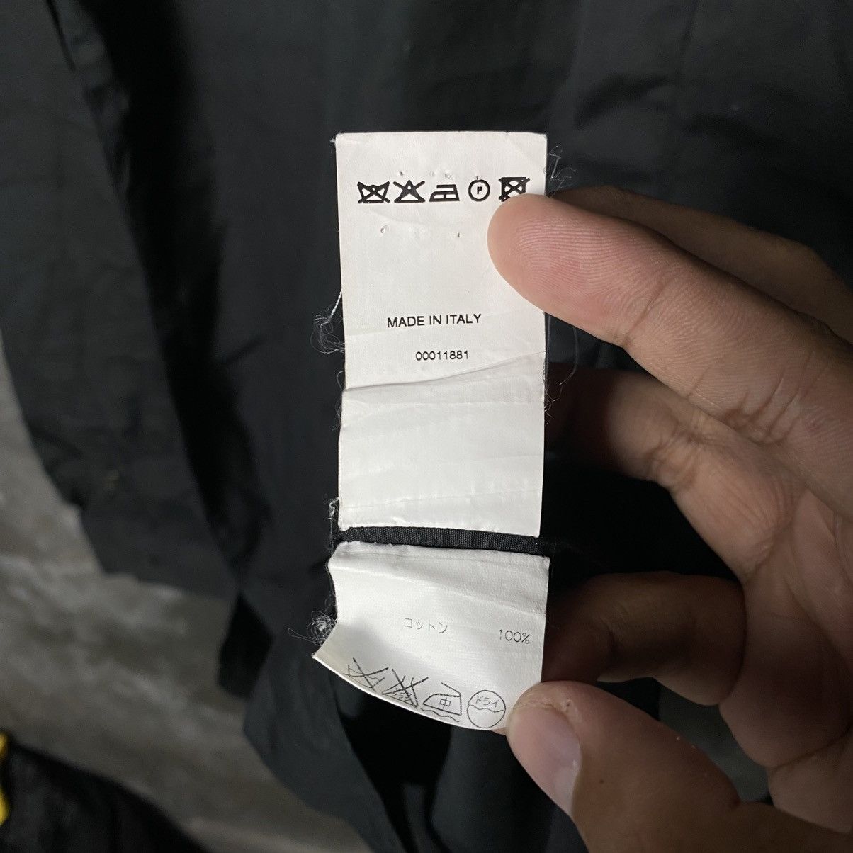 Dior × Kris Van Assche Kris van assche true black hidden button shirt Size US M / EU 48-50 / 2 - 7 Thumbnail