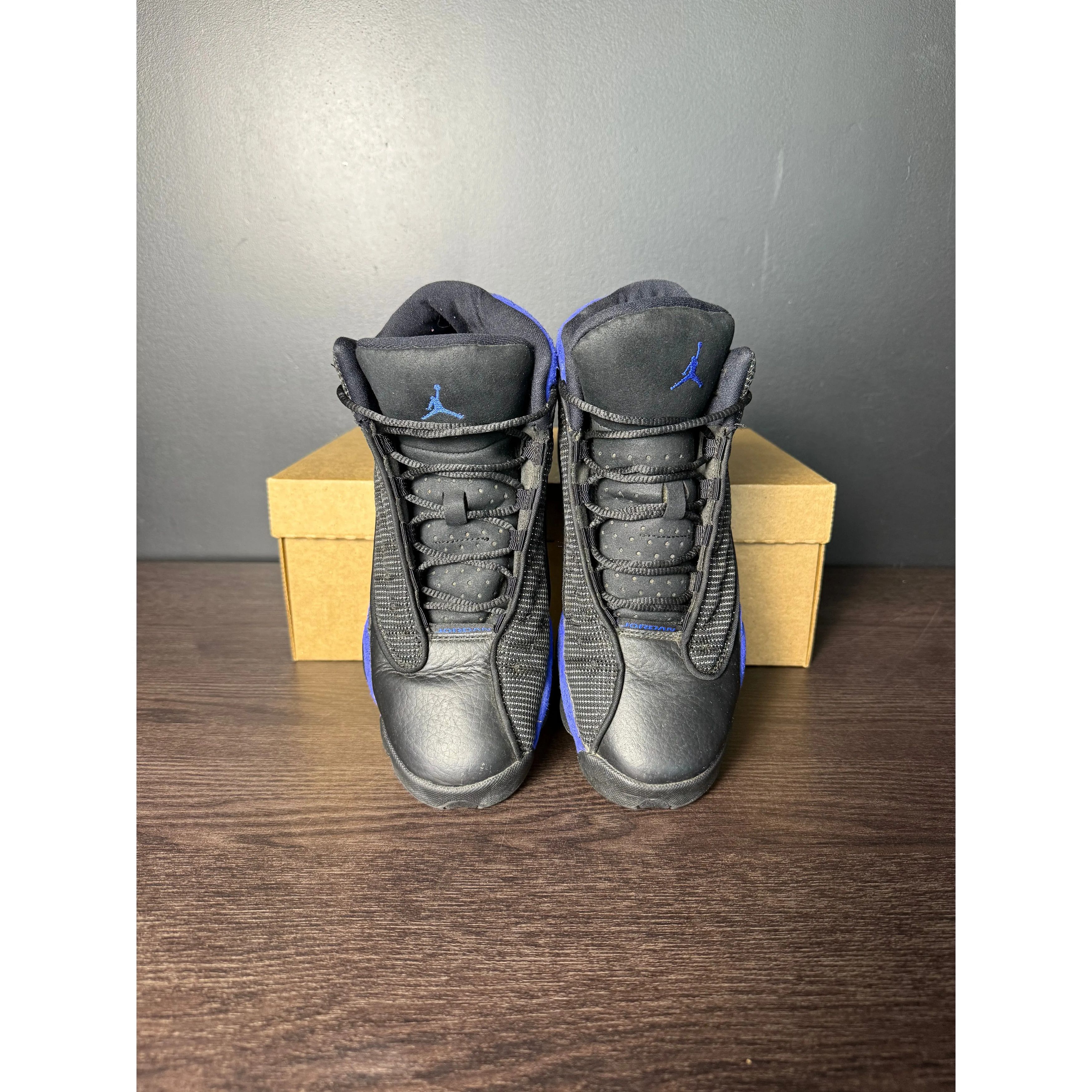 Jordan Brand Air Jordan 13 Retro "Black Hyper Royal" (GS) **PRE-OWNED** REP. BOX - Size 7 Size US 7 / EU 40 - 3 Thumbnail