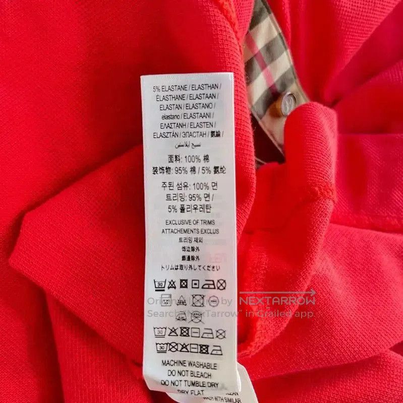 Burberry Burberry Summer Red Short Sleeve Dress. Size XS / US 0-2 / IT 36-38 - 7 Thumbnail