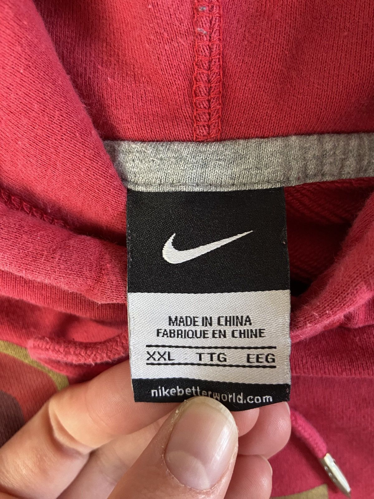 Nike Vintage Nike Arsenal FC Hoodie Size US XXL / EU 58 / 5 - 3 Thumbnail