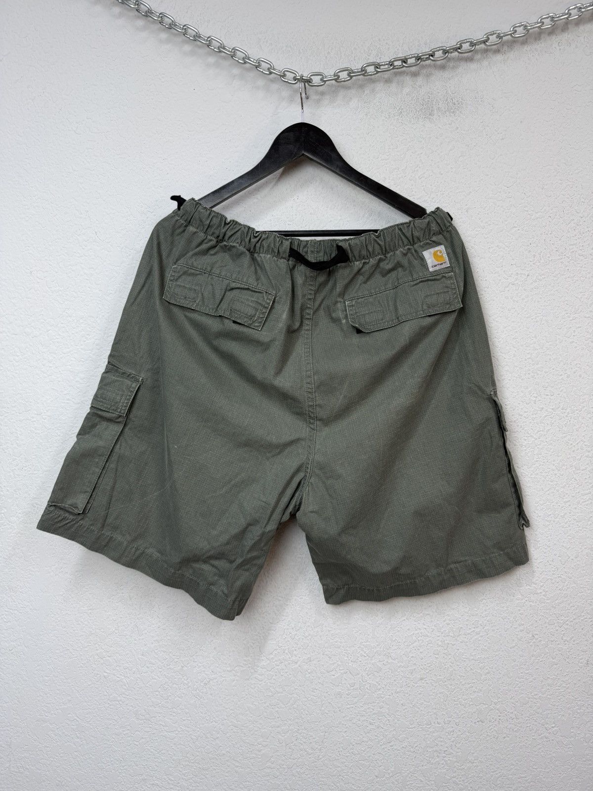 Carhartt Vintage Carhartt Cargo Shorts Khaki Work Y2K Archival Size US 33 - 4 Thumbnail