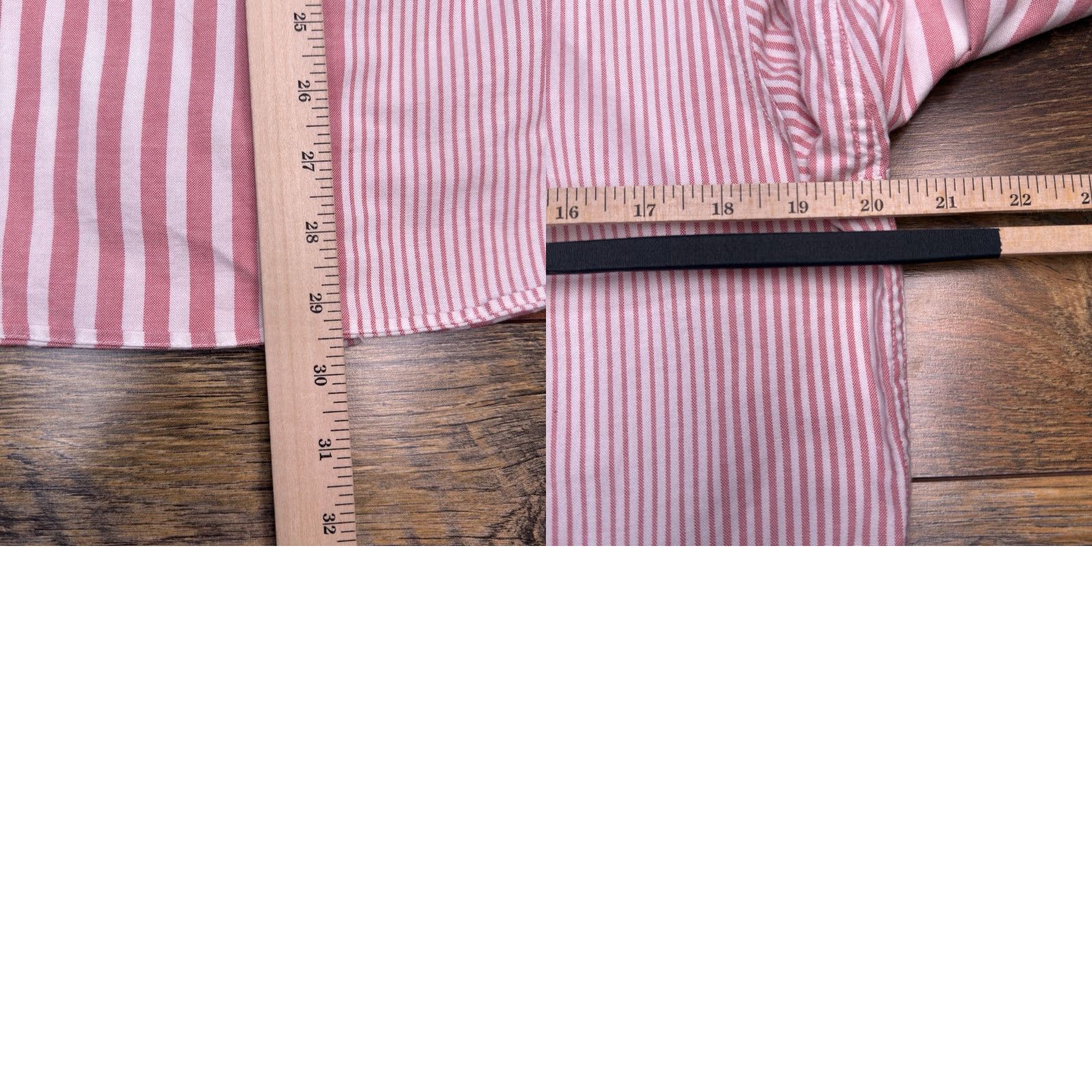 J.Crew J. Crew Button-Up Shirt Mens Medium Pink Striped Slim Fit Oxford Long Sleeve Size US M / EU 48-50 / 2 - 9 Thumbnail