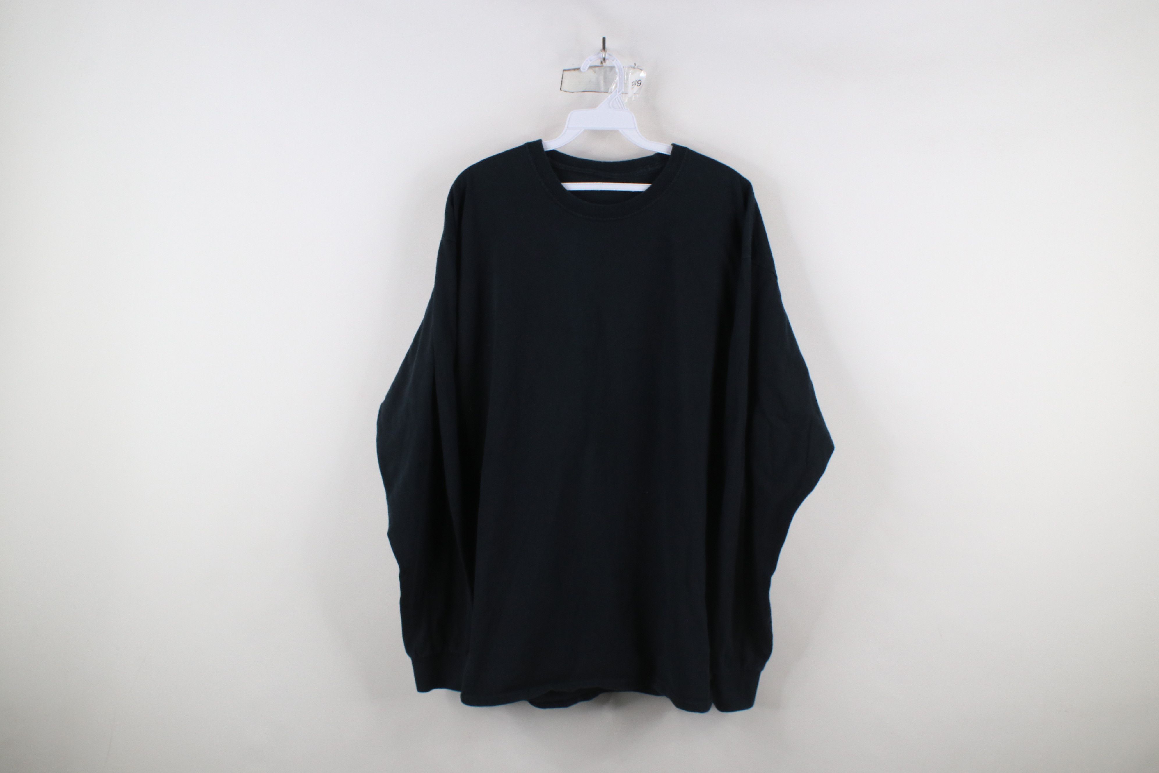 Vintage Vintage 90s Streetwear Long Sleeve T-Shirt Black Cotton Size US XL / EU 56 / 4 - 1 Thumbnail