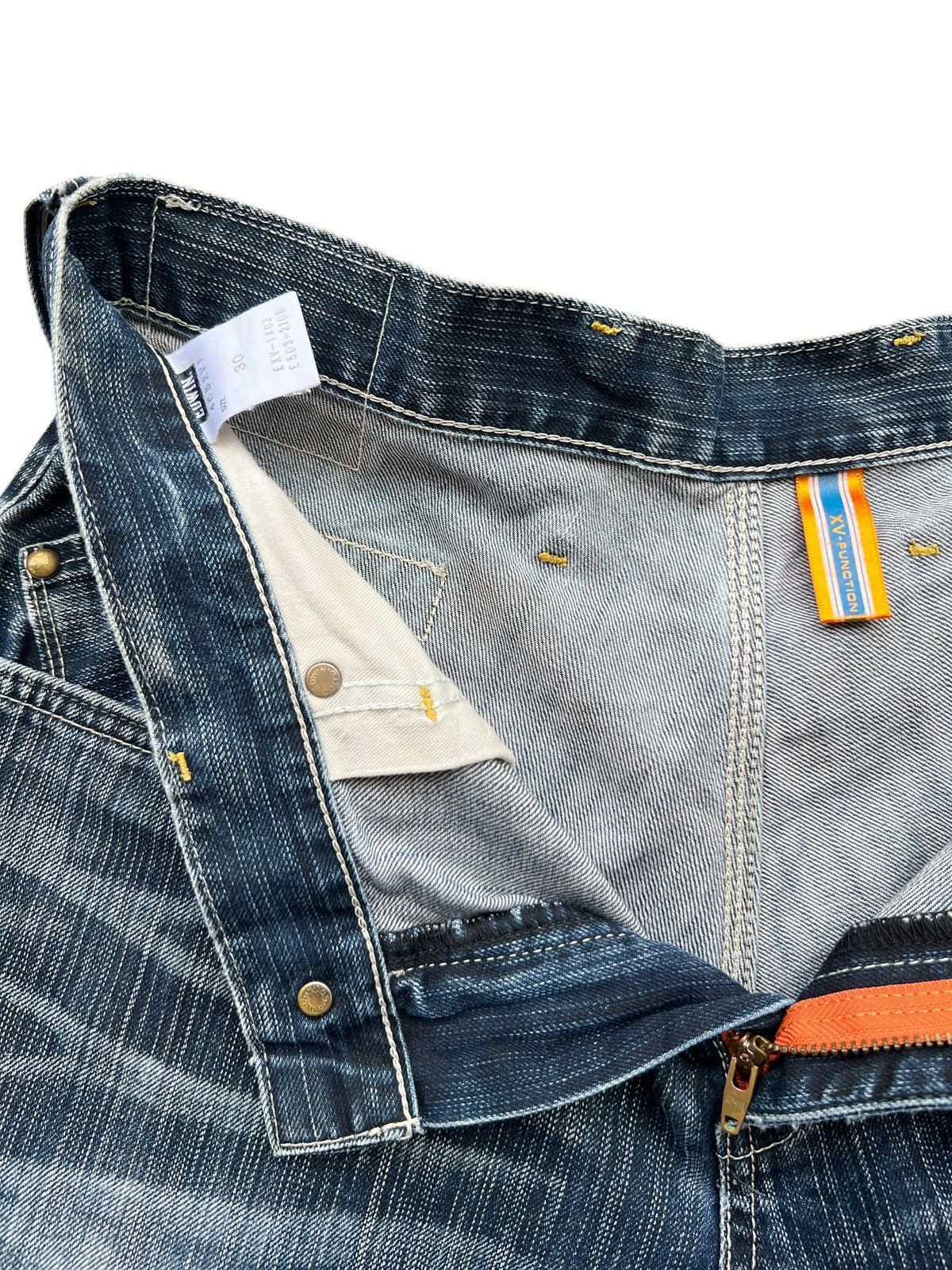 Edwin Vintage Edwin Function Buckle Back Baggy Denim Jeans 33x31 Size US 33 - 10 Thumbnail