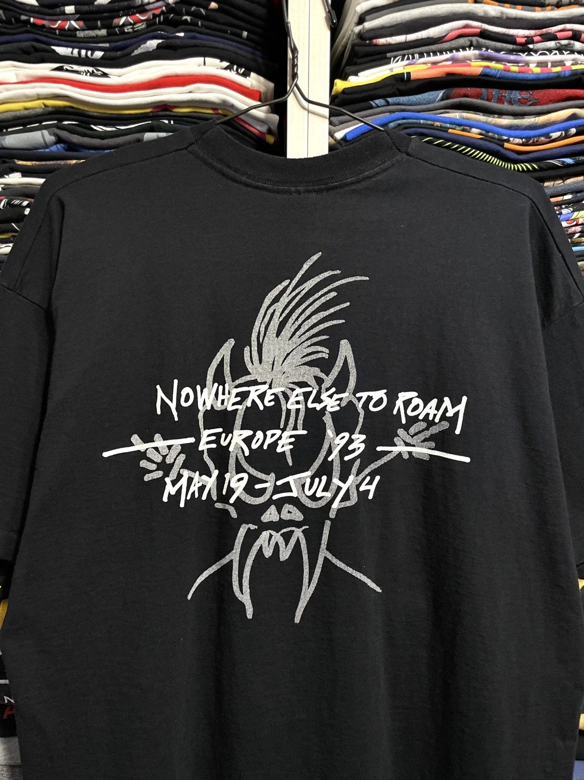 Band Tees Vintage 1993 Metallica Metallifukinca Metal Band T-Shirt 90s Size US XL / EU 56 / 4 - 13 Thumbnail
