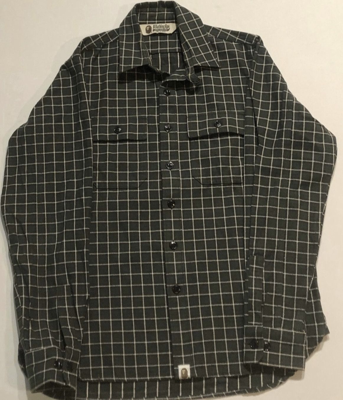 Bape Bape flannel long sleeve heavy button up shirt Size US M / EU 48-50 / 2 - 1 Thumbnail