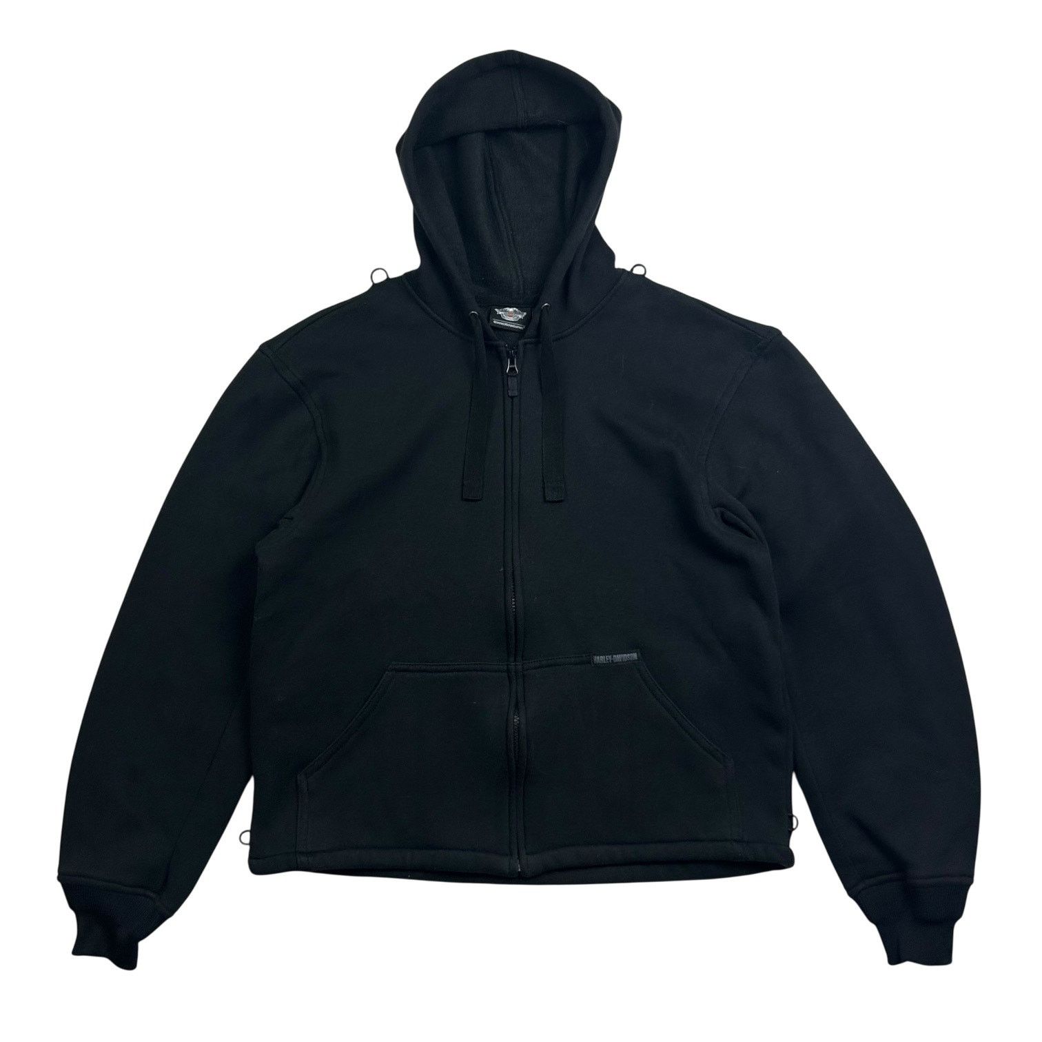 Harley Davidson Harley-Davidson Black Zip-Up Hoodie Size US L / EU 52-54 / 3 - 1 Thumbnail