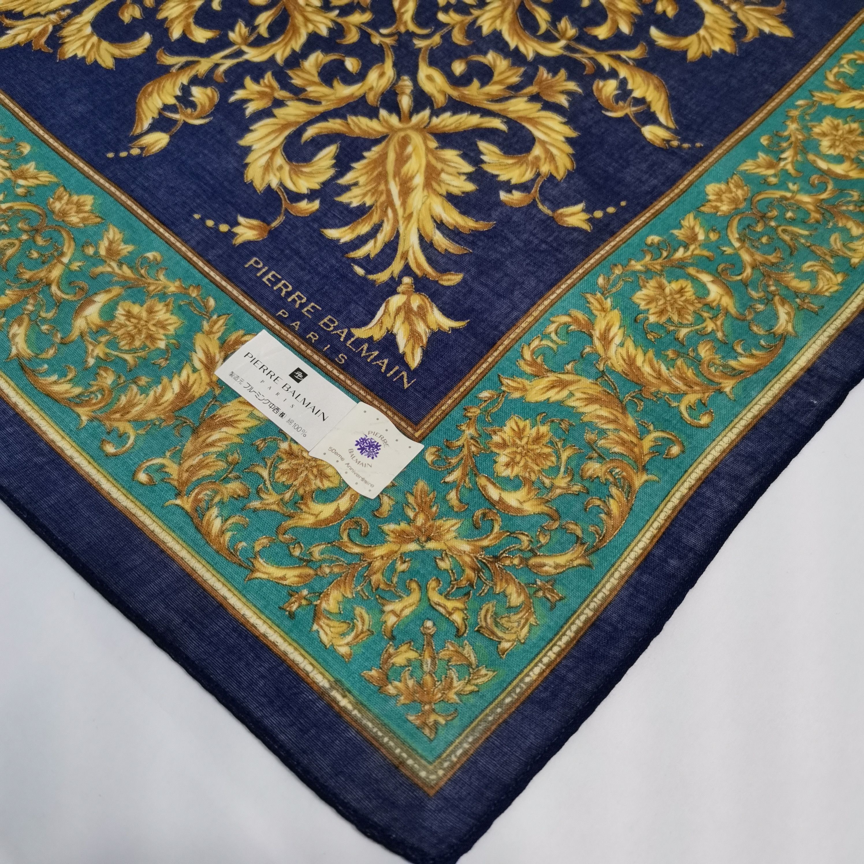 Pierre Balmain PIERRE BALMAIN HANDKERCHIEF/ BANDANA/ SCARF Size ONE SIZE - 6 Thumbnail