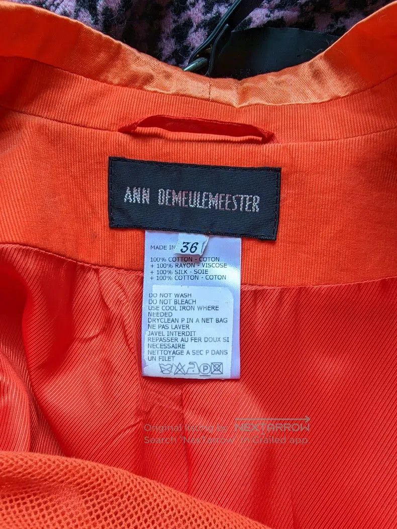 Ann Demeulemeester Ann Demeulemeester Velvet Jacket, Jacket Size S / US 4 / IT 40 - 6 Thumbnail