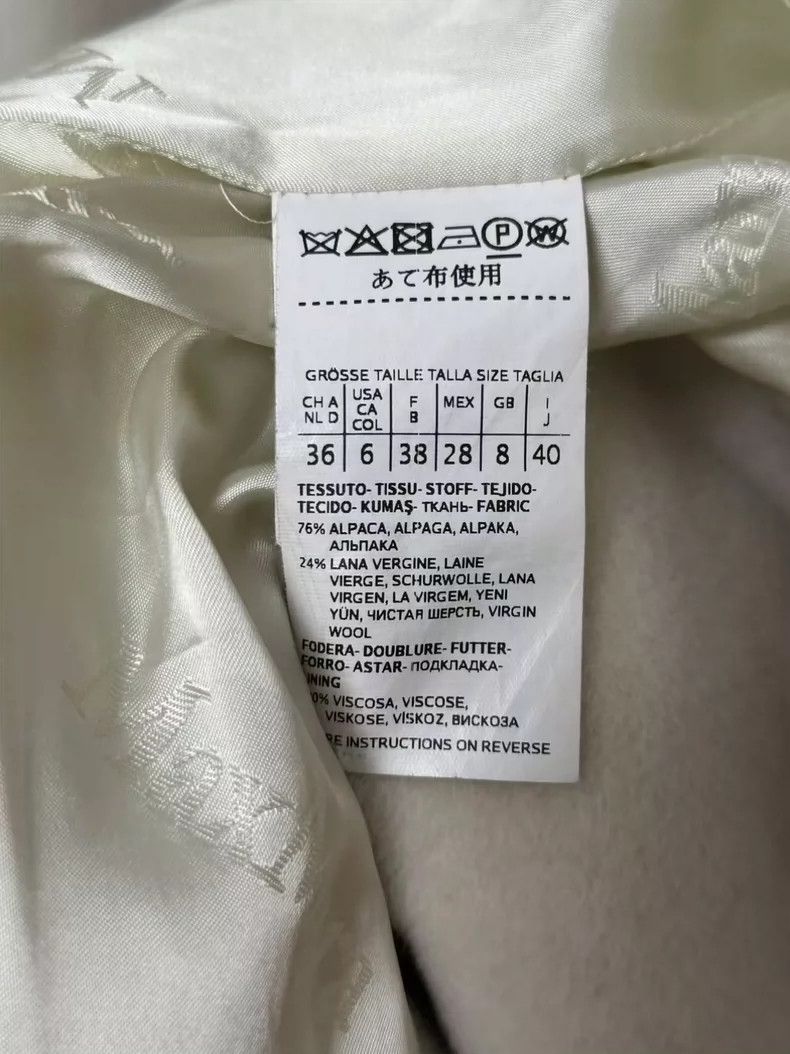 Max Mara Max Mara Off-white alpaca coat with buckles Size XL / US 12-14 / IT 48-50 - 5 Thumbnail