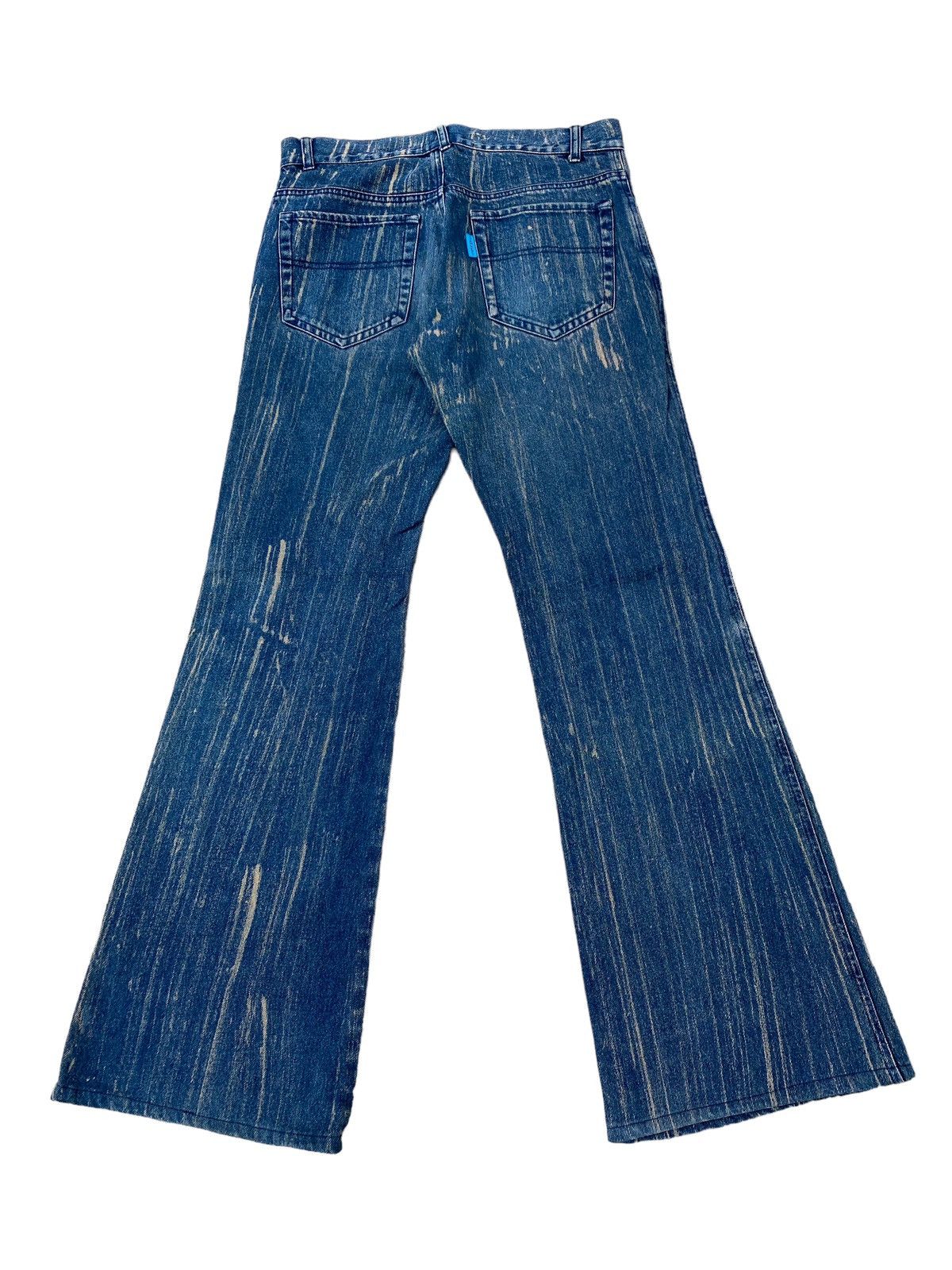Katharine Hamnett London Vintage Hamnet Acid Wash Style Flare Pant Size US 30 / EU 46 - 2 Thumbnail