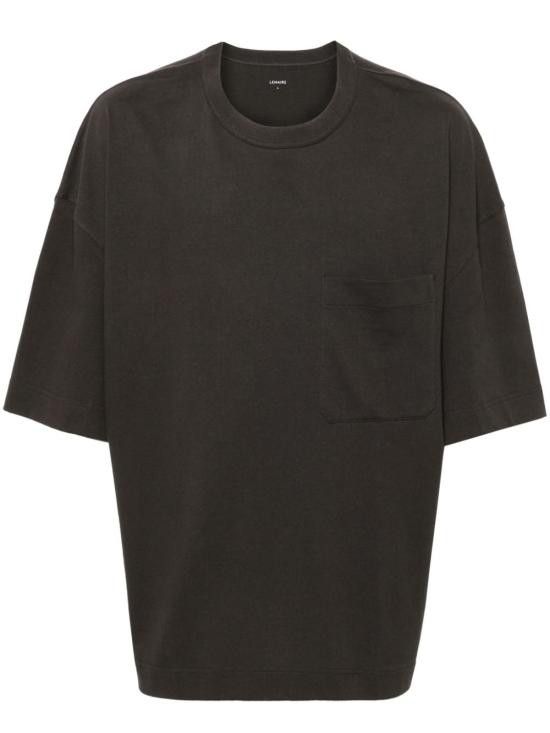 Lemaire LEMAIRE Men T-Shirts TO1290 LJ1022495 Brown Size US L / EU 52-54 / 3 - 1 Thumbnail