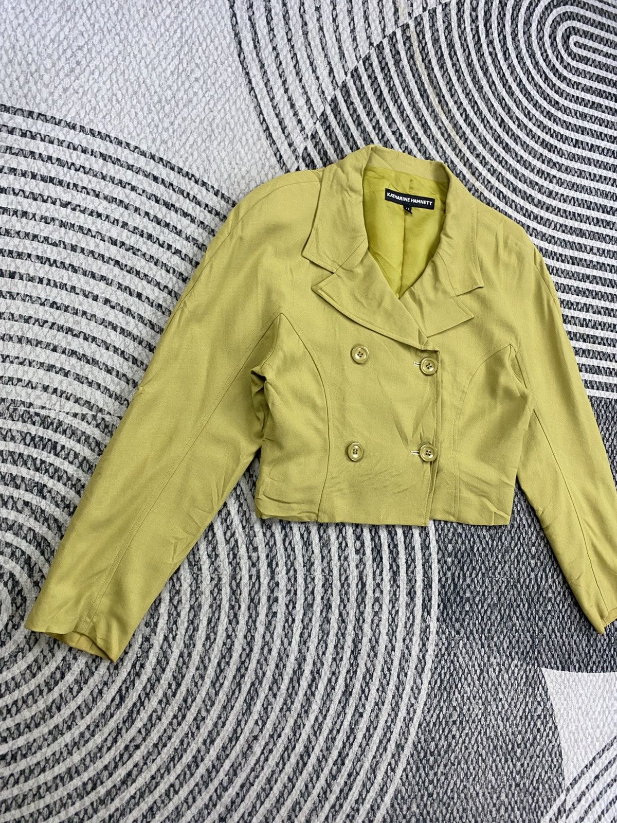 Katharine Hamnett London Vintage Katherine Hamnett Double Collar Cropped Blazer Size S / US 4 / IT 40 - 3 Thumbnail