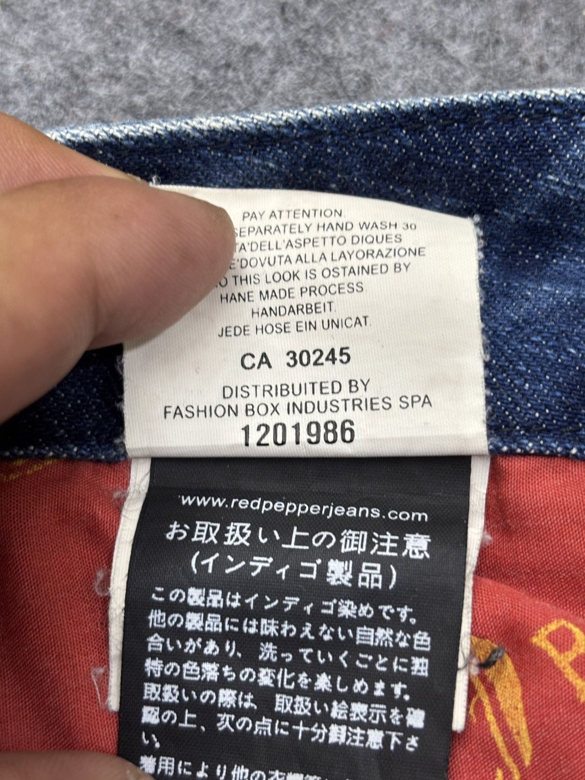 Japanese Brand 💥Sick Design💥Rare The Red Pepper Indian Low Rise Denim F638 Size US 32 / EU 48 - 20 Thumbnail