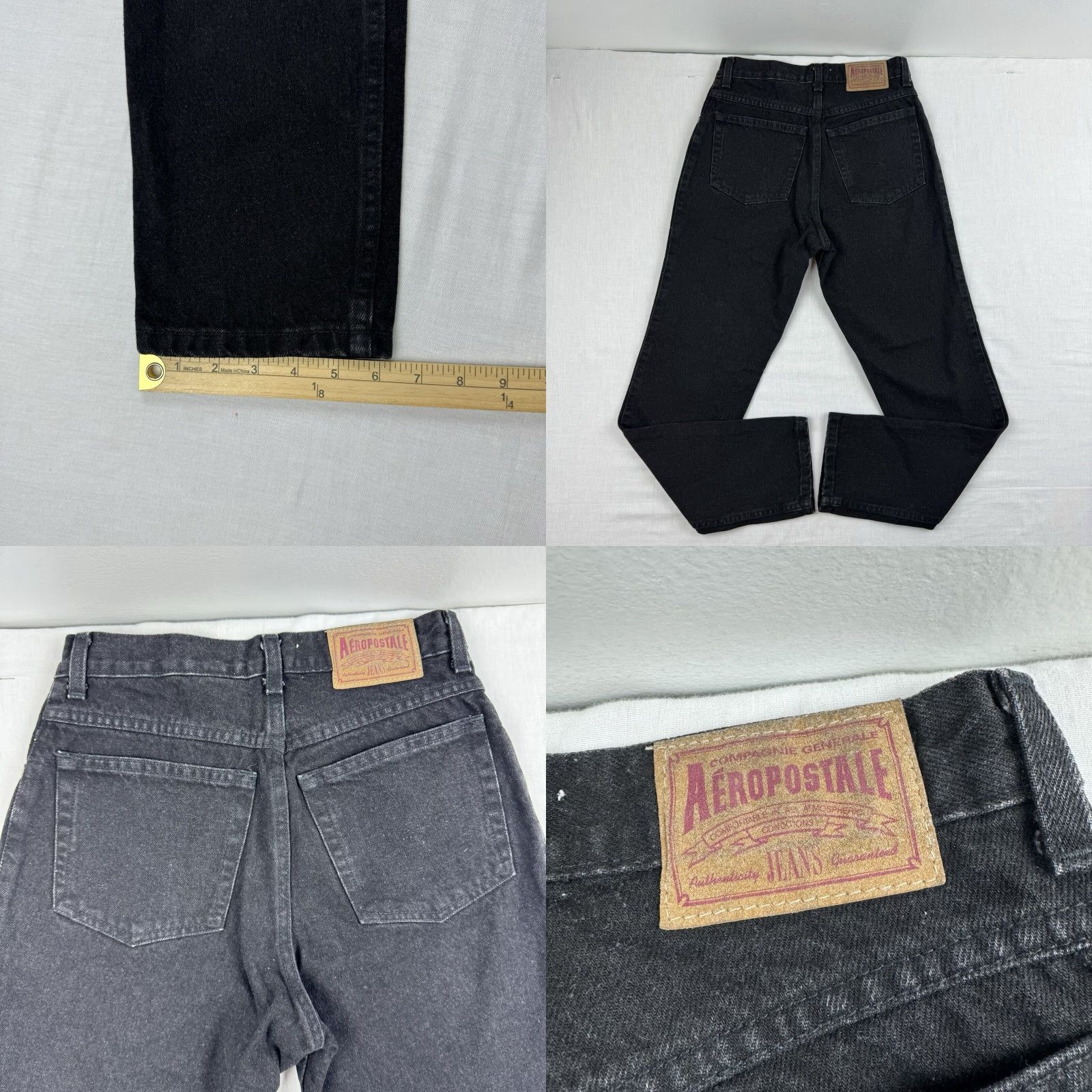Vintage VINTAGE Aéropostale Jeans Women Regular 28 29 Black High Rise USA Made Mom Jeans Womens Jeans Size 28" / US 6 / IT 42 - 9 Thumbnail