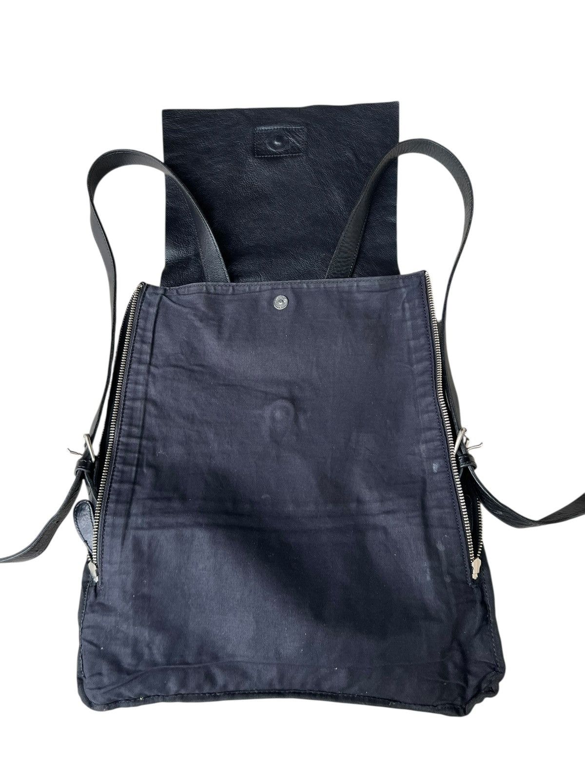 Leather Pour Deux Acce Japan Black Leather Backpack Rucksack Bag Size ONE SIZE - 22 Thumbnail