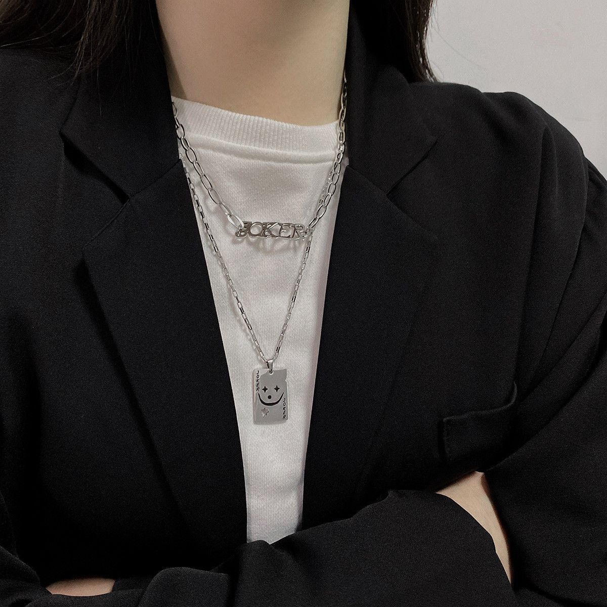 Other Joker New Trend STEAL! Y2K Chains Necklace Chain Size ONE SIZE - 3 Thumbnail