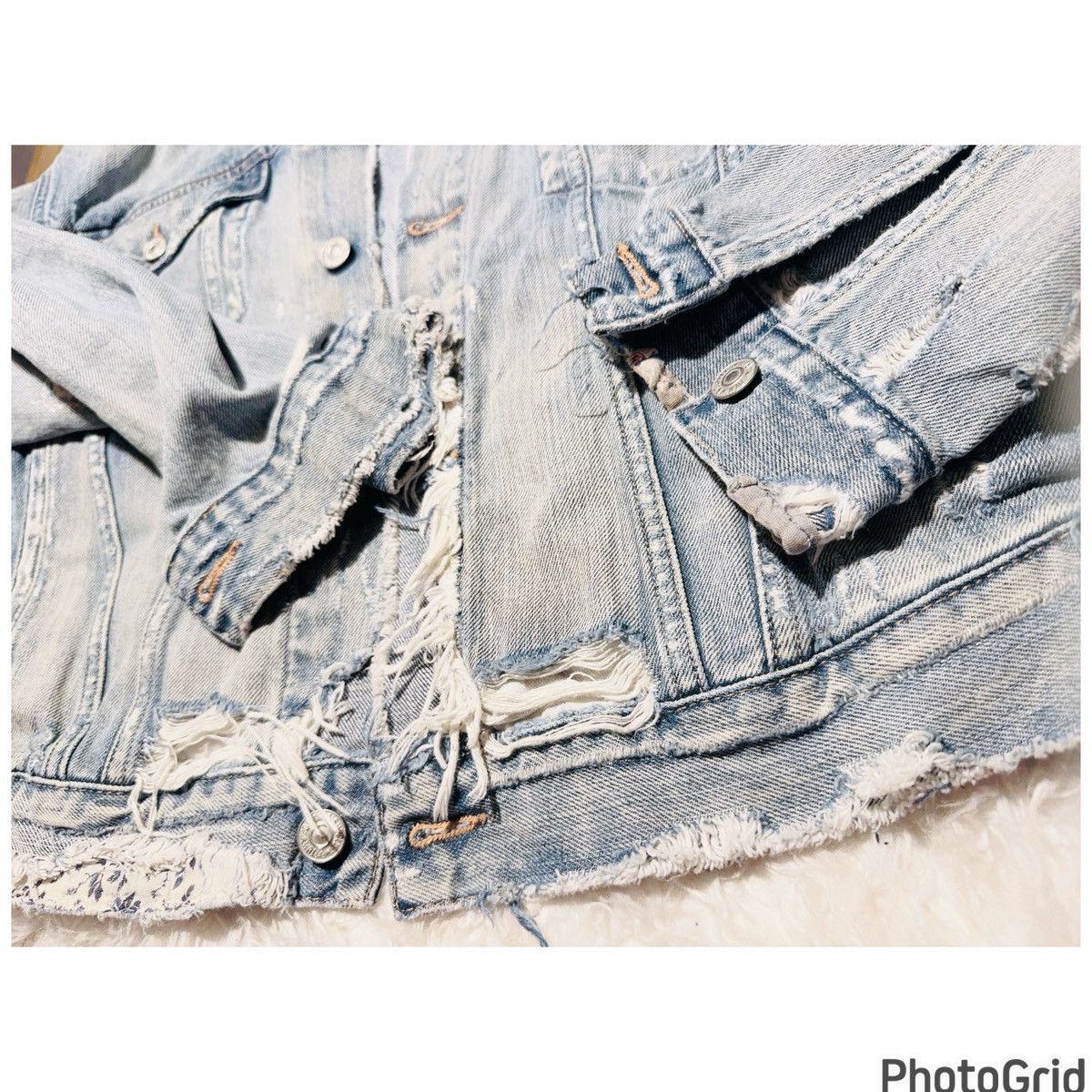 Denim & Supply Ralph Lauren RL Denim and Supply Distressed Denim Jacket. Rare! Size L / US 10 / IT 46 - 5 Thumbnail
