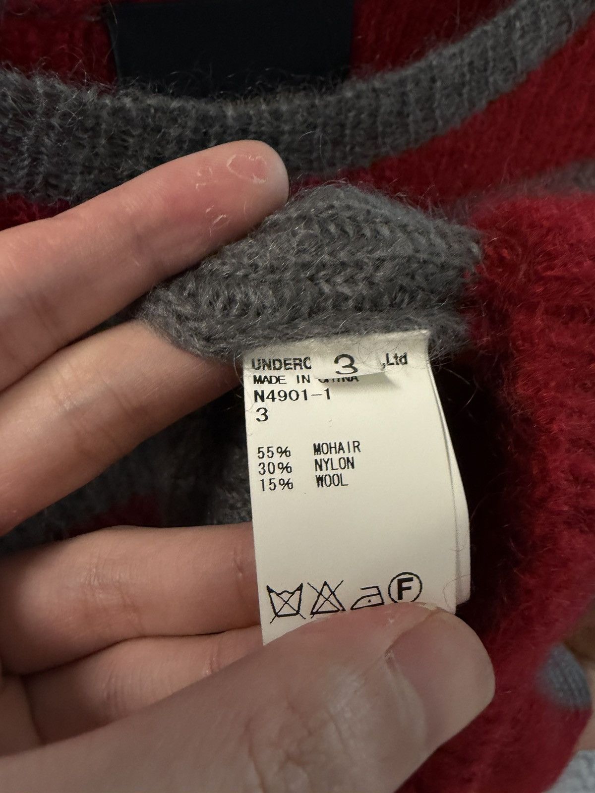 Undercover AW14 Striped Mohair Freddy Krueger Knit Size US M / EU 48-50 / 2 - 6 Thumbnail