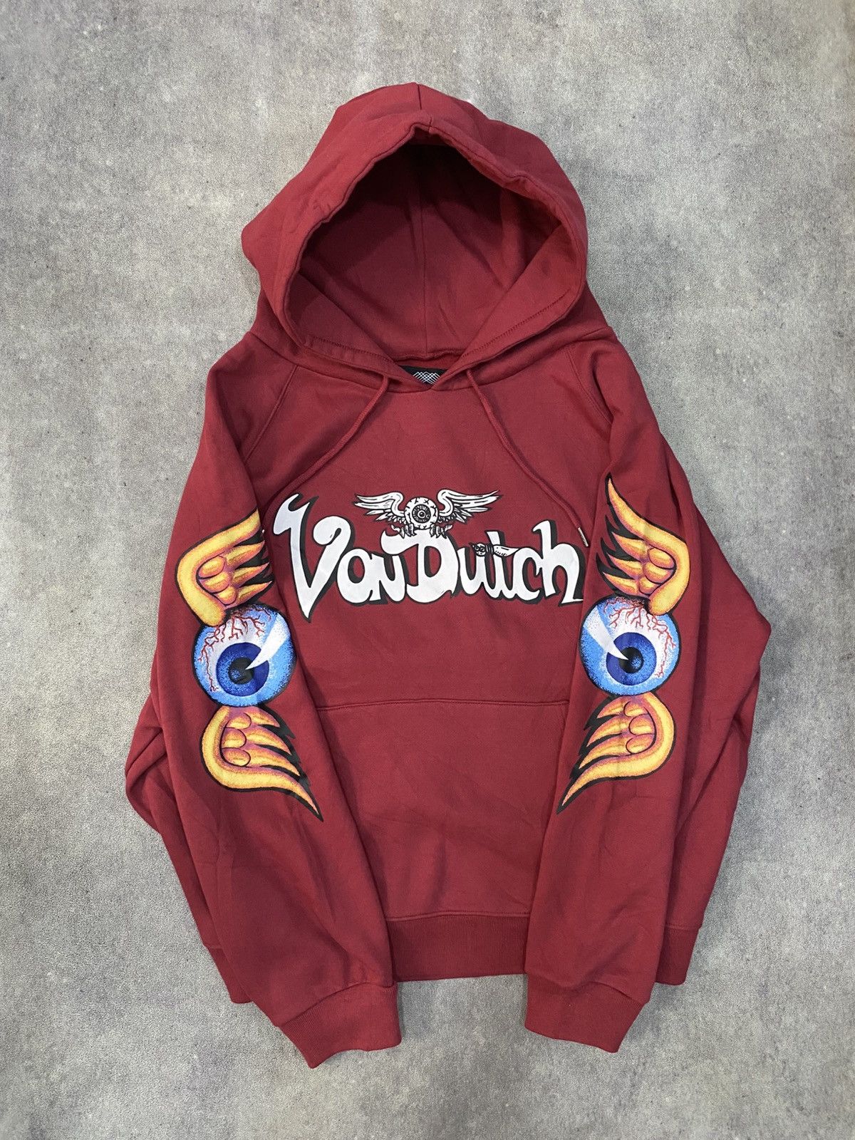 Vintage × Von Dutch Von Dutch Eye Hoodie Size US XL / EU 56 / 4 - 3 Thumbnail
