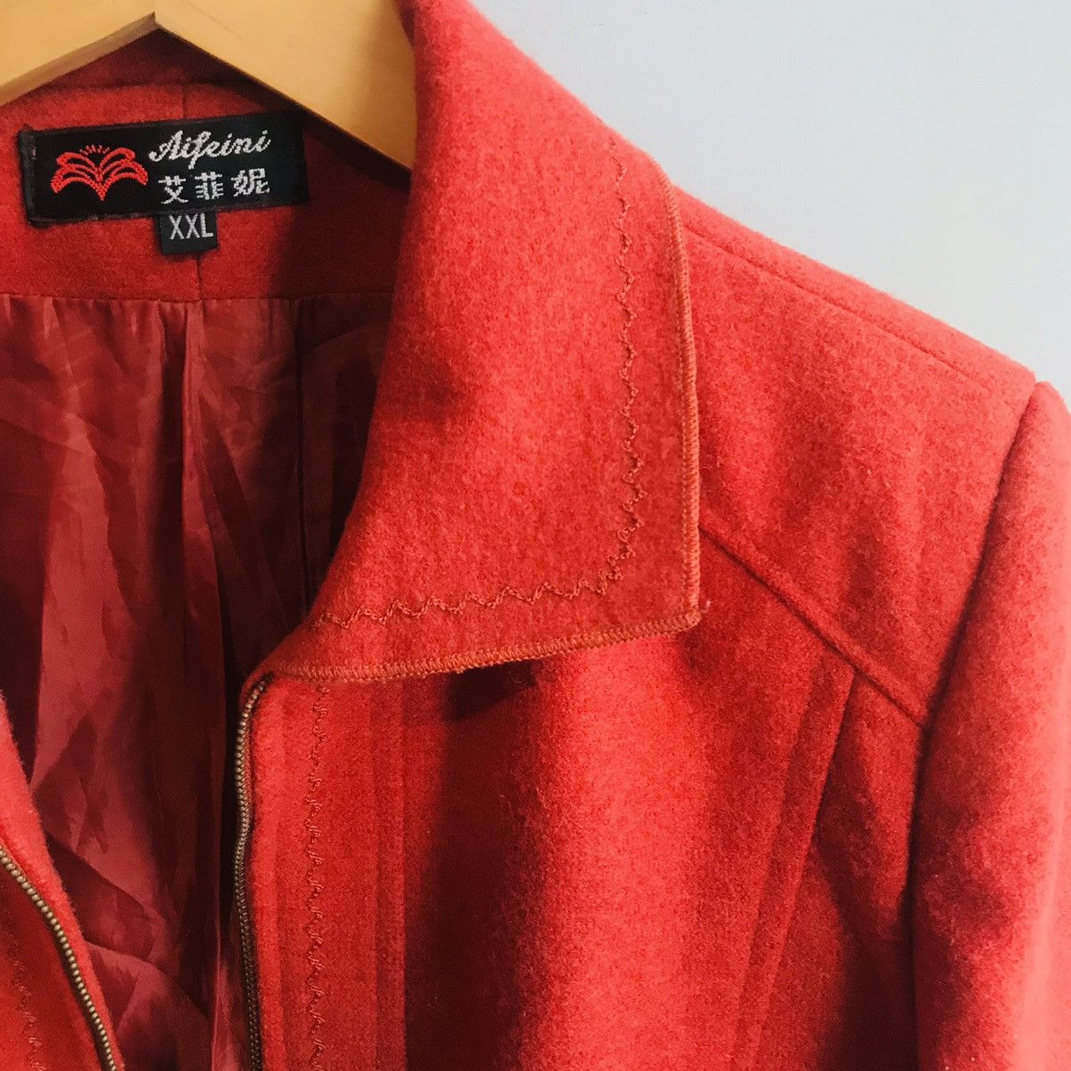 20471120 × Japanese Brand × Vintage Japanese Vintage Wool Coach Jacket Size XXL / US 16-18 / IT 52-54 - 3 Thumbnail