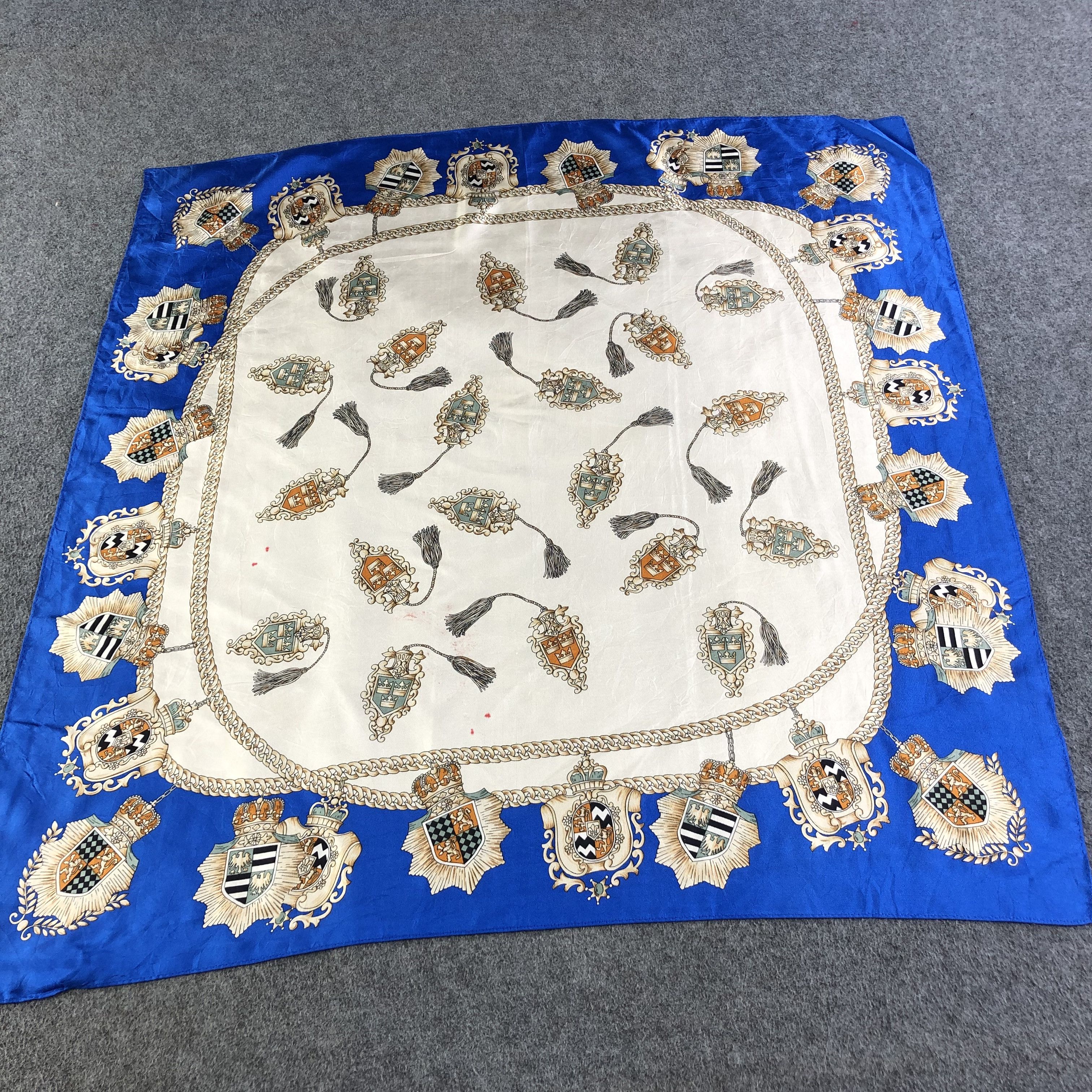 Japanese Brand Luxury Design Silk Scarf M517 Size ONE SIZE - 1 Thumbnail