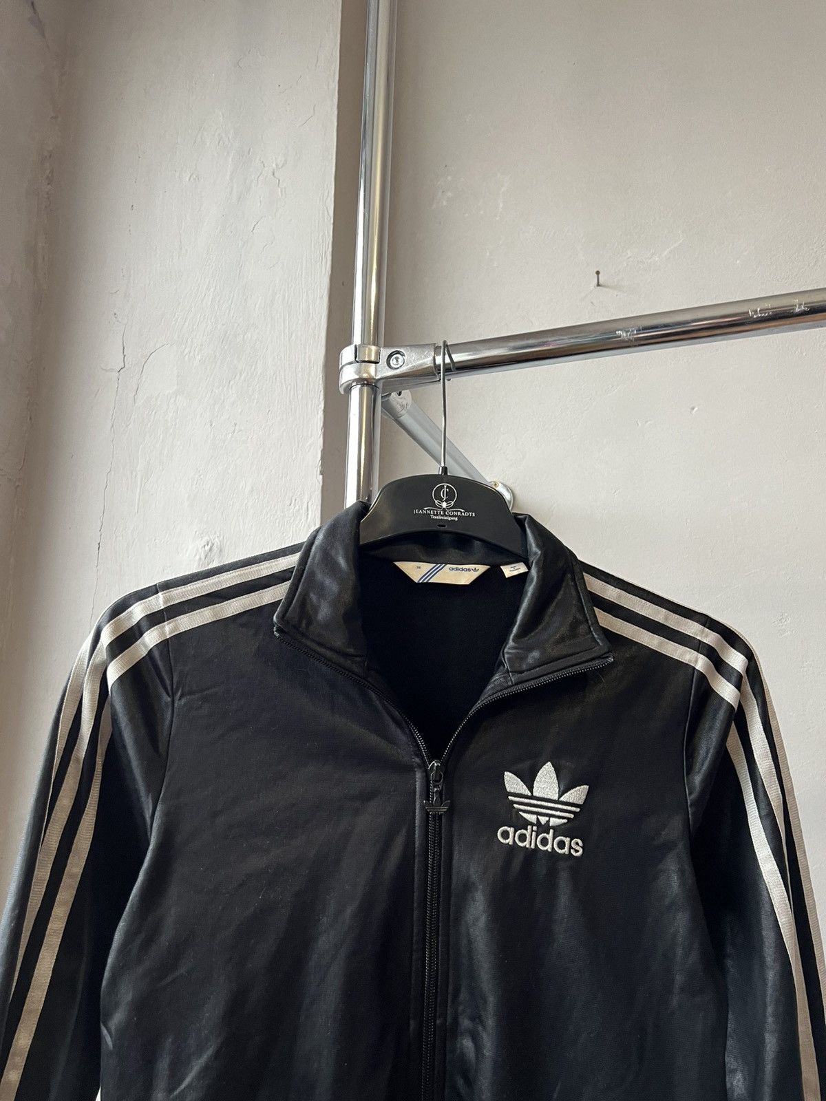 Adidas 2009 RARE ADIDAS CHILE 62 FIREBIRD TREFOIL ZIP WAXED JACKET Size XS / US 0-2 / IT 36-38 - 4 Thumbnail